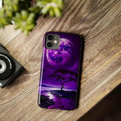 Violet Moon Slim Phone Case - Colorwink