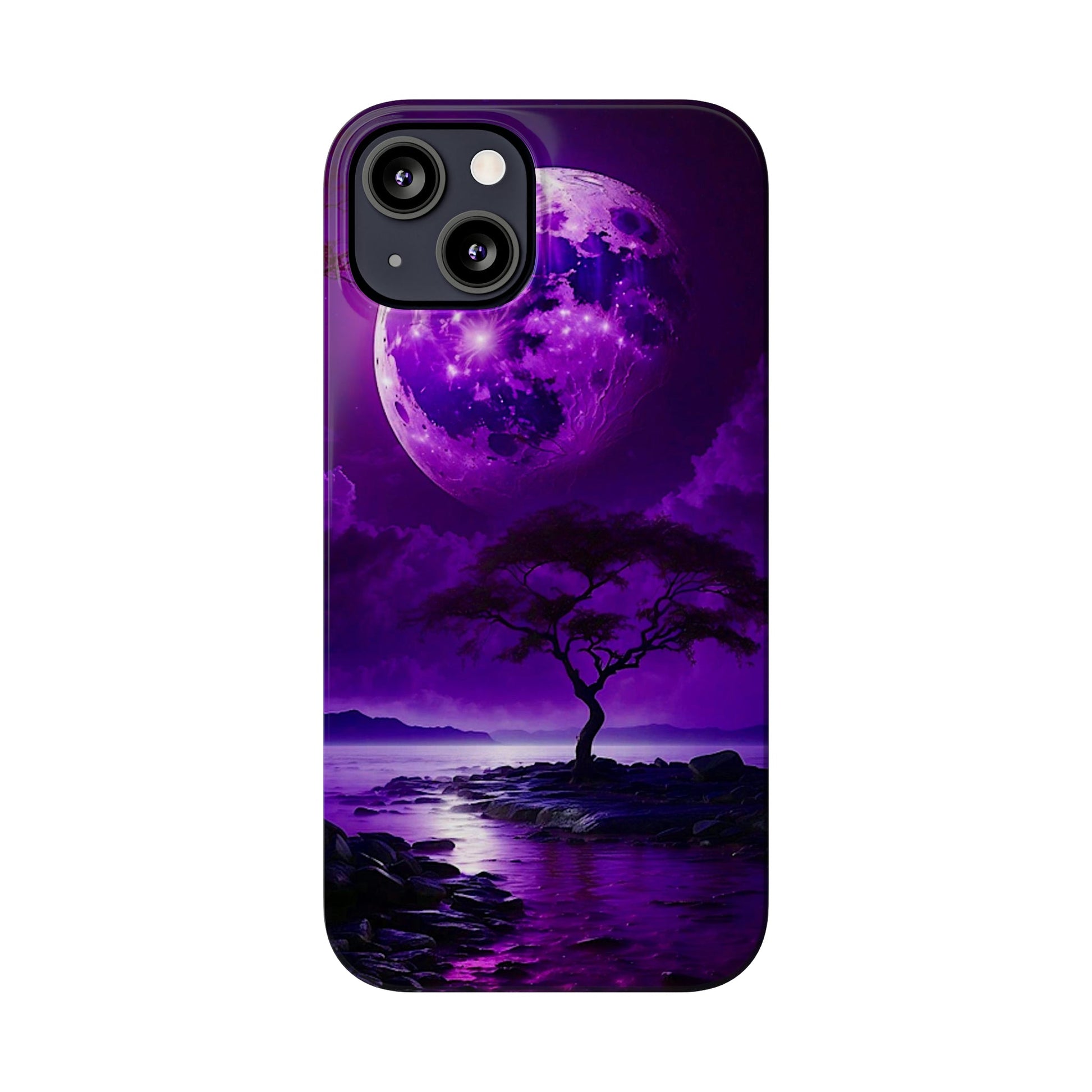 Violet Moon Slim Phone Case - Colorwink