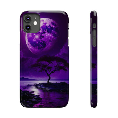 Violet Moon Slim Phone Case - Colorwink