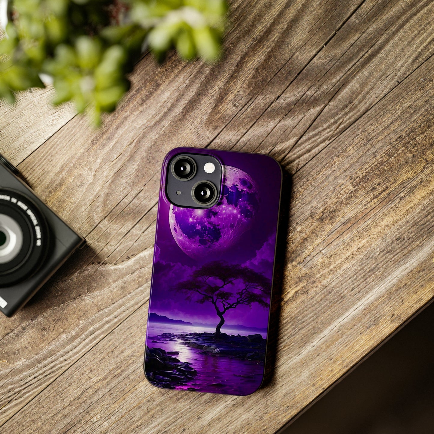 Violet Moon Slim Phone Case - Colorwink