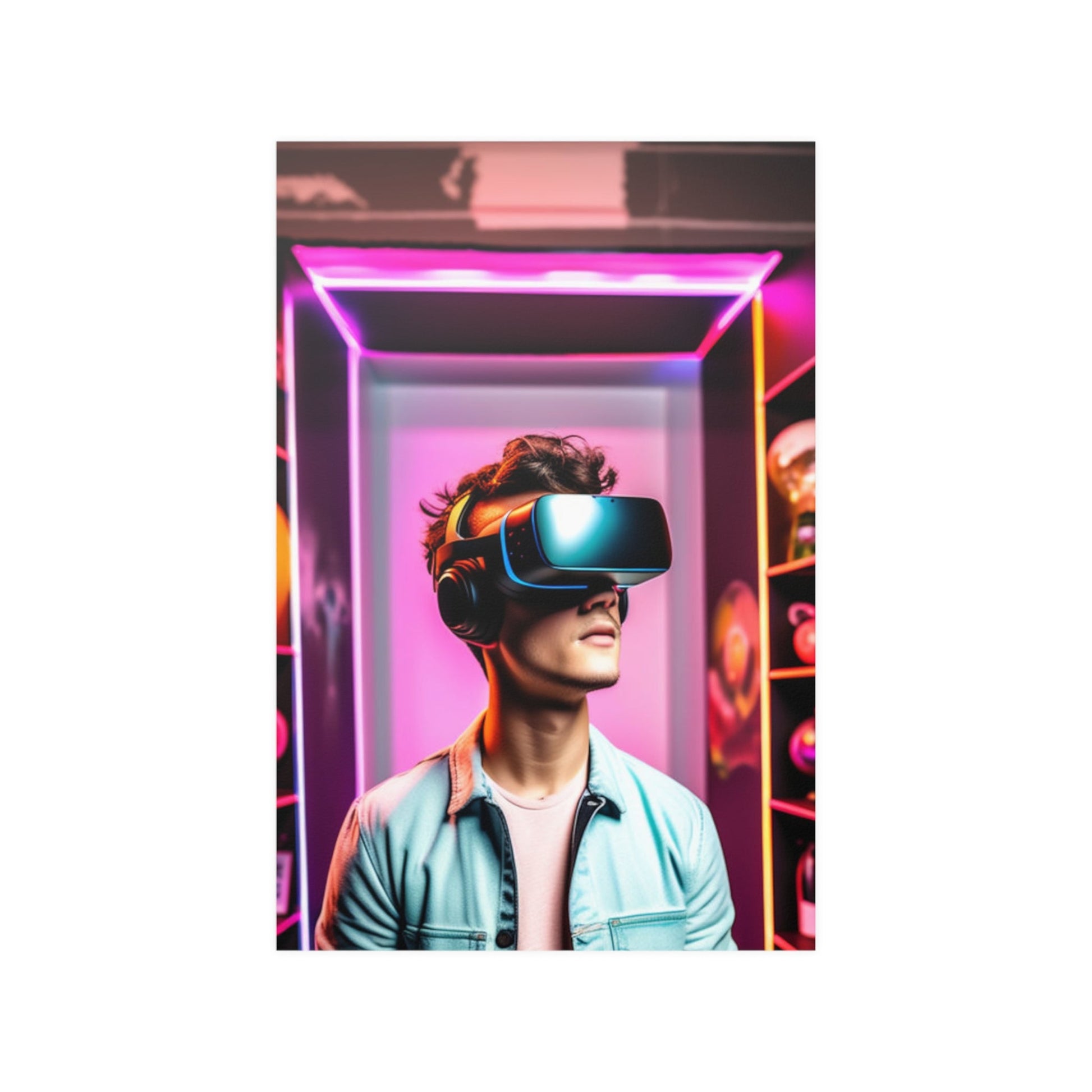 VR Boy Poster - Colorwink