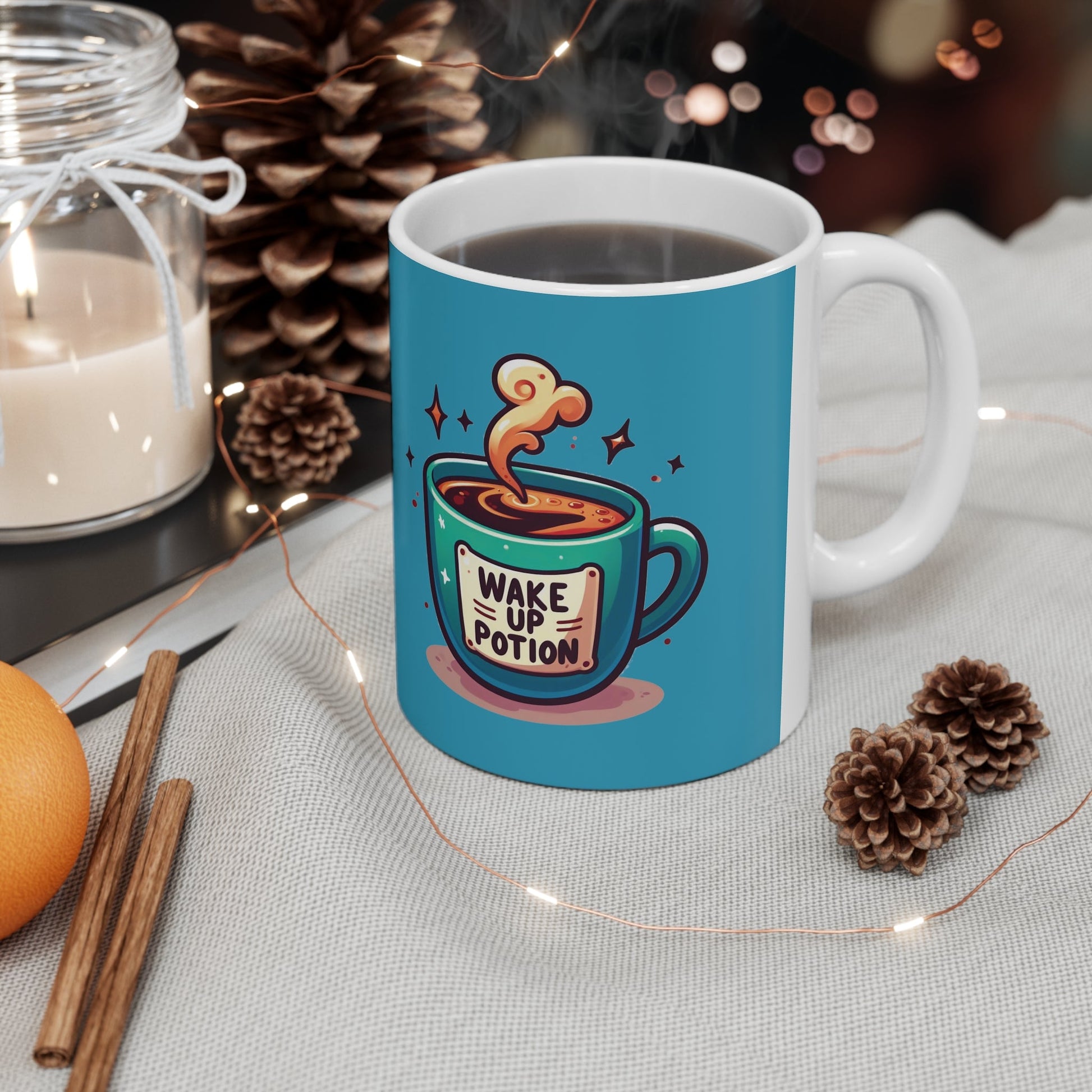 Wake Up Potion Ceramic Mug - Colorwink