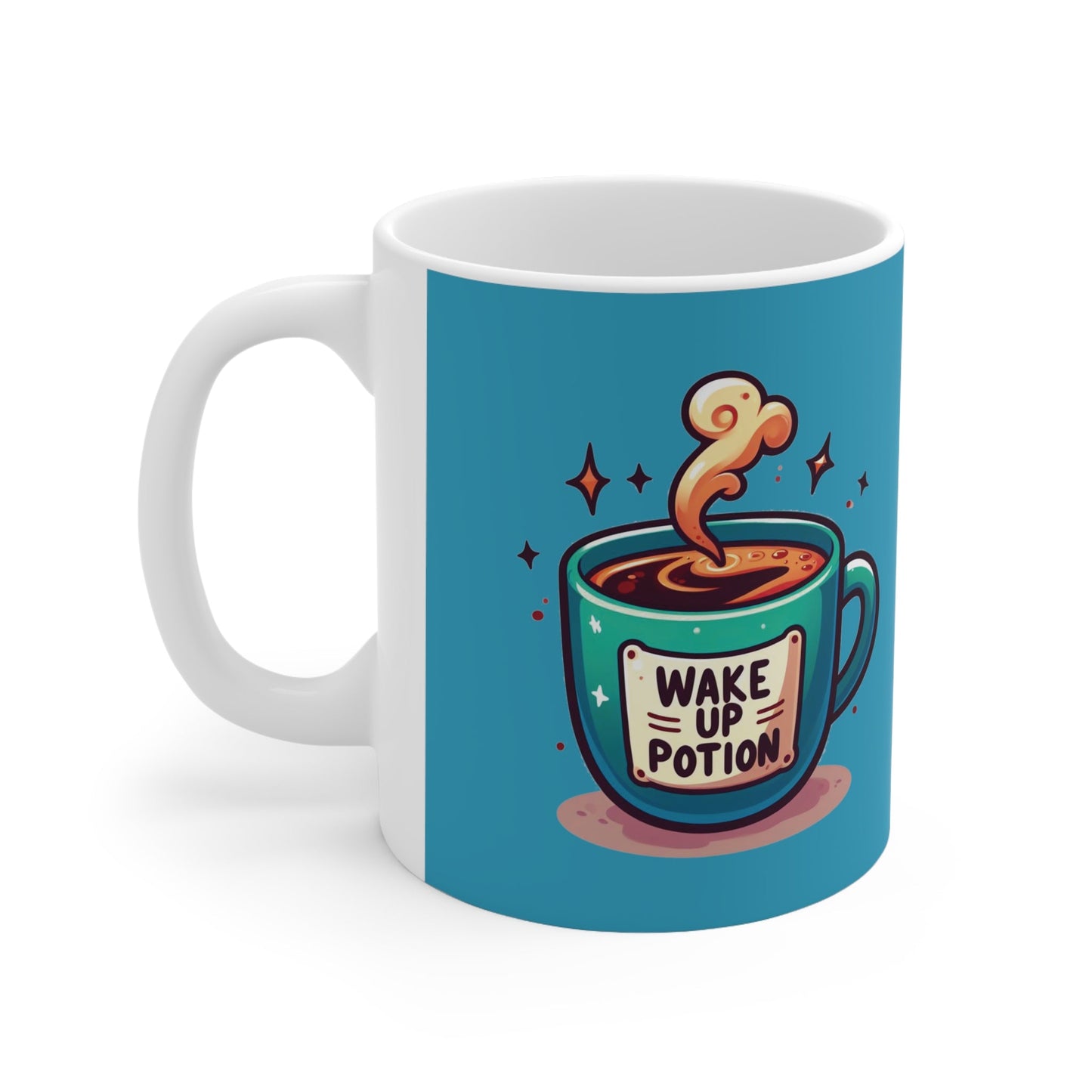 Wake Up Potion Ceramic Mug - Colorwink