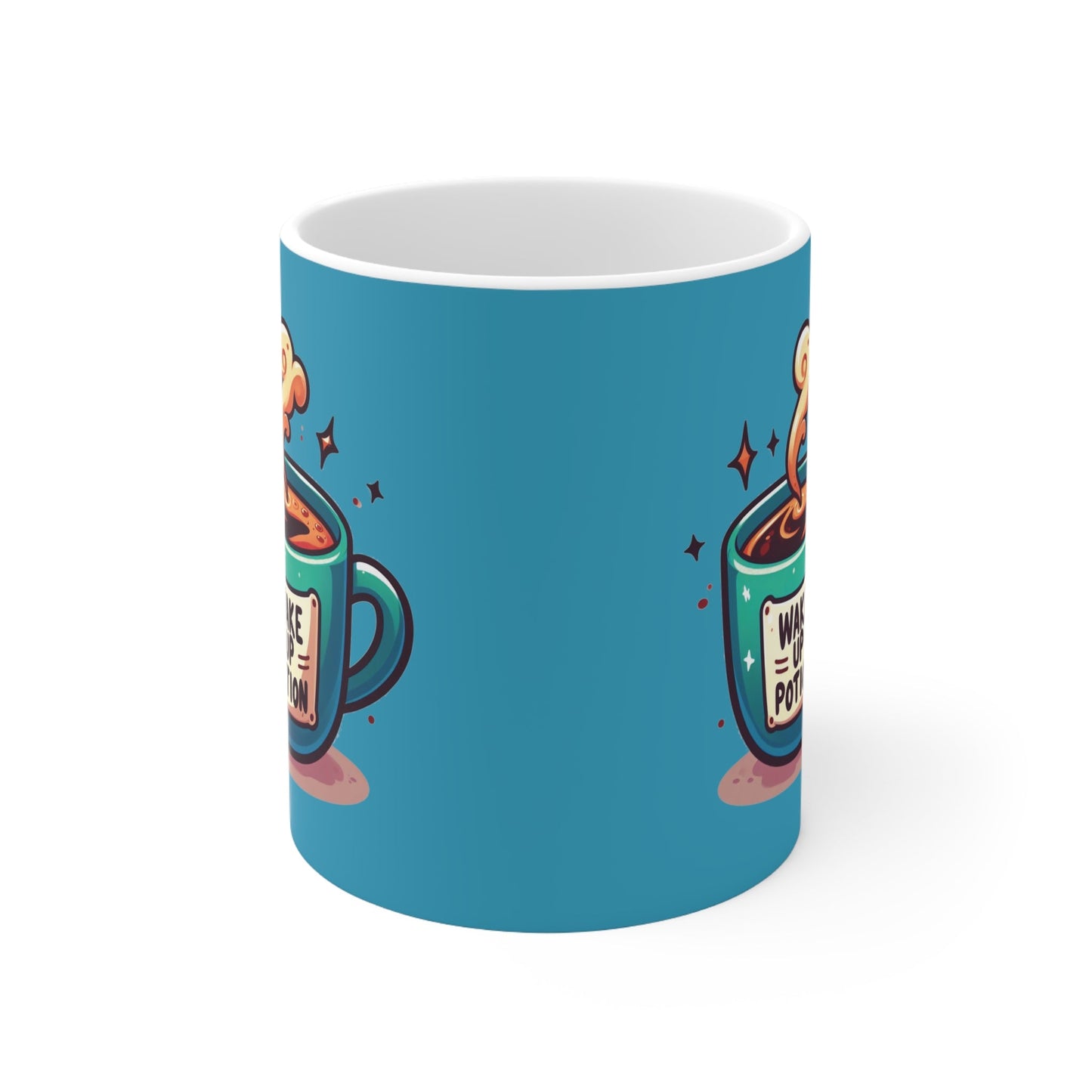 Wake Up Potion Ceramic Mug - Colorwink