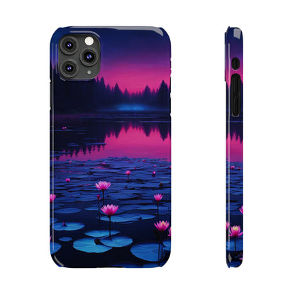 Water Lilies Slim Phone Case - Colorwink