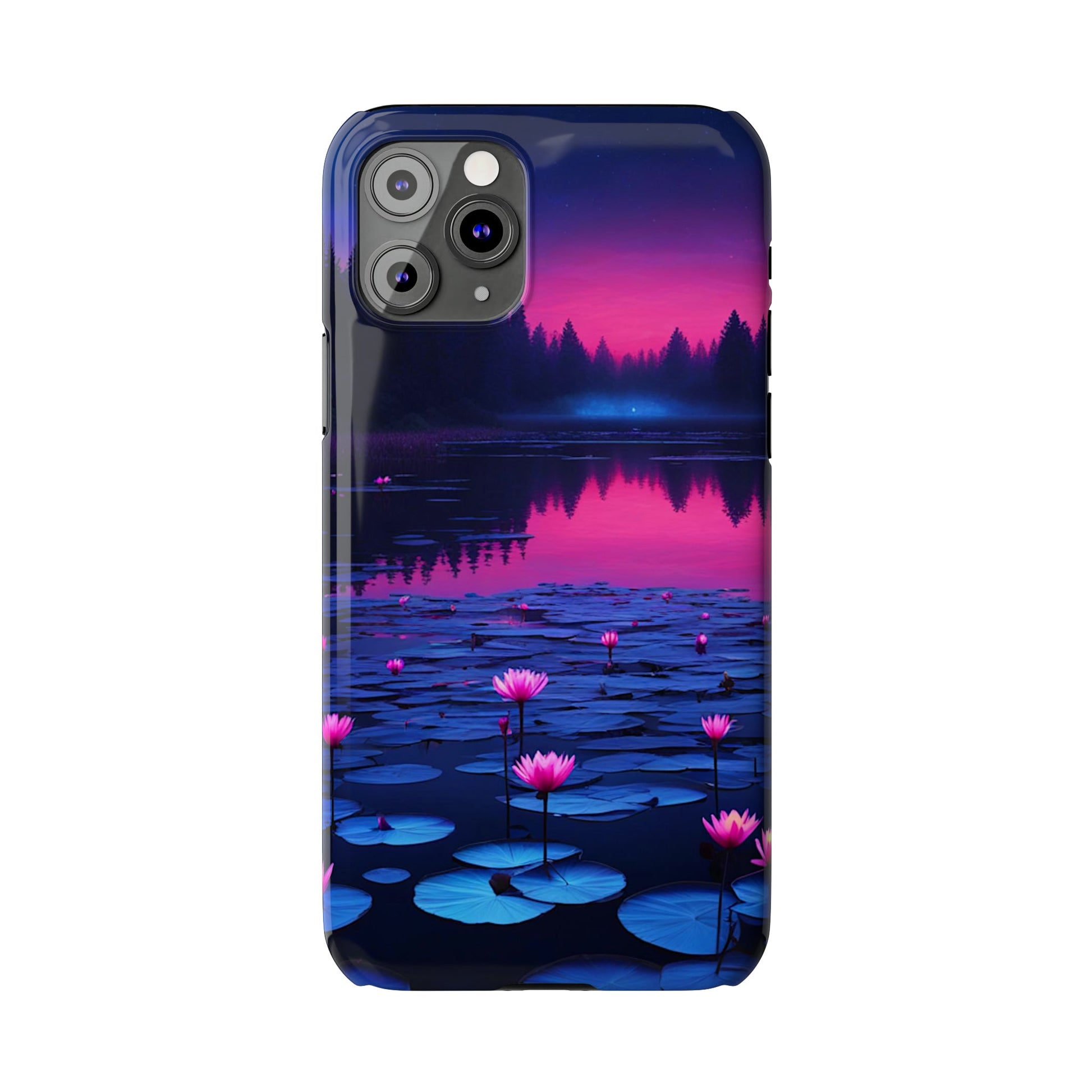 Water Lilies Slim Phone Case - Colorwink