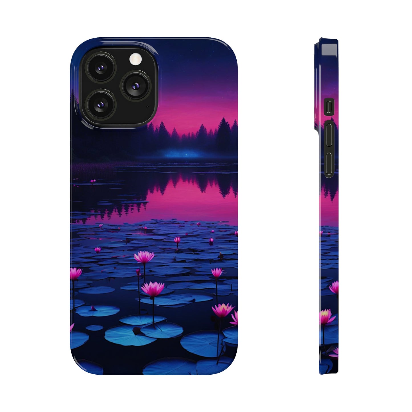 Water Lilies Slim Phone Case - Colorwink