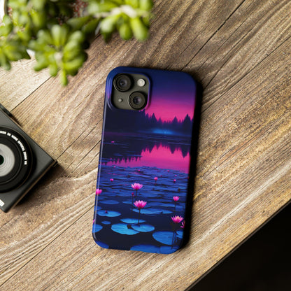 Water Lilies Slim Phone Case - Colorwink