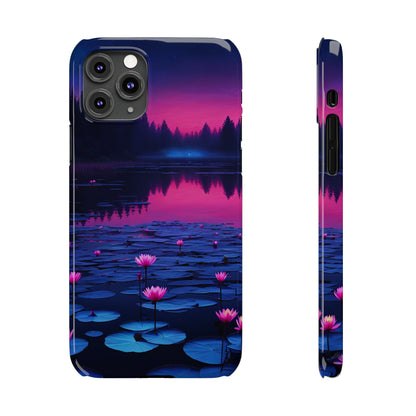 Water Lilies Slim Phone Case - Colorwink