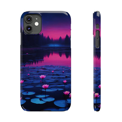 Water Lilies Slim Phone Case - Colorwink