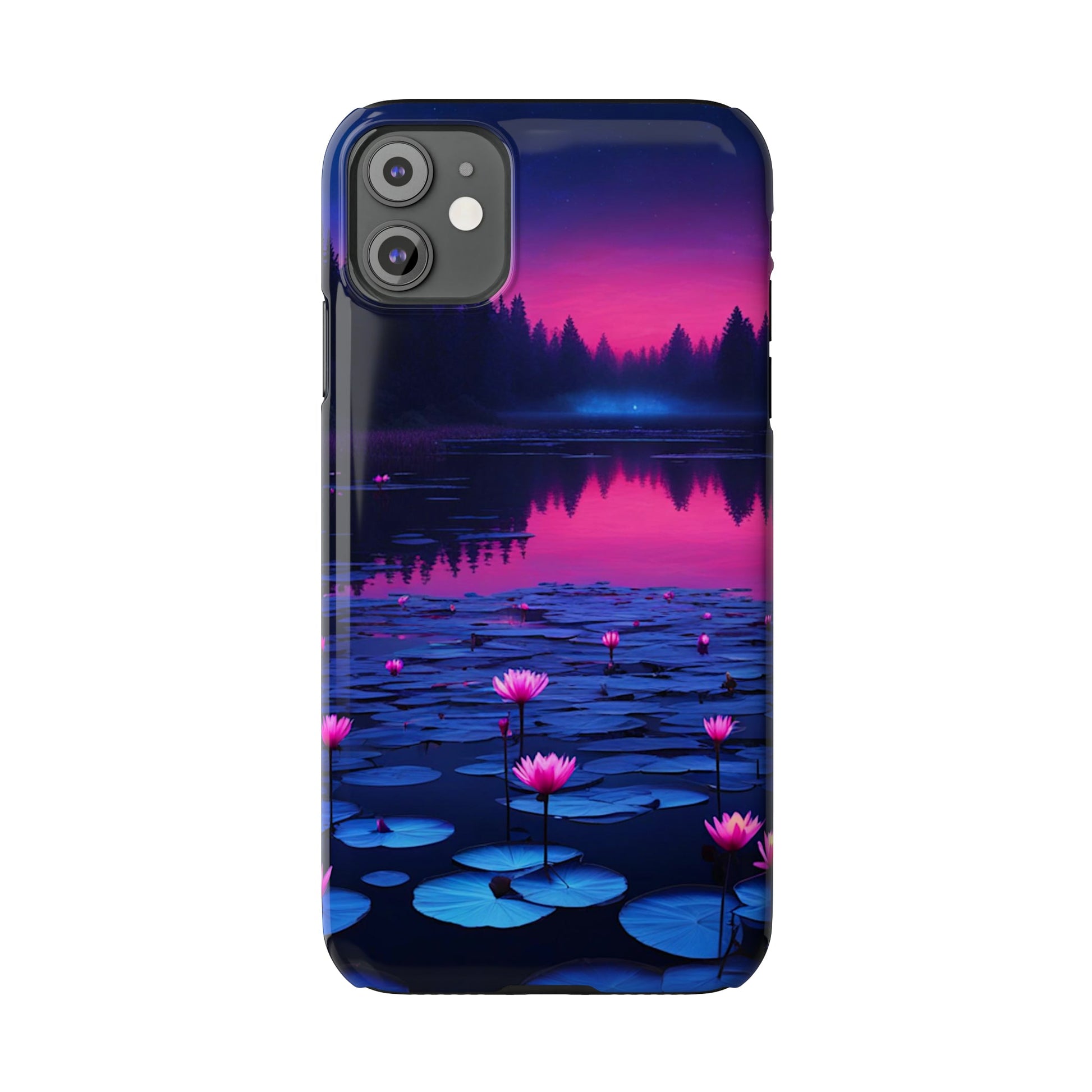 Water Lilies Slim Phone Case - Colorwink