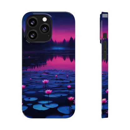 Water Lilies Slim Phone Case - Colorwink