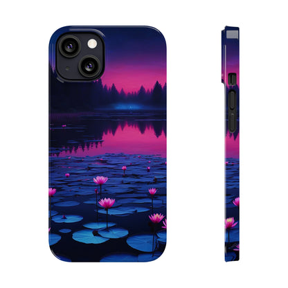 Water Lilies Slim Phone Case - Colorwink