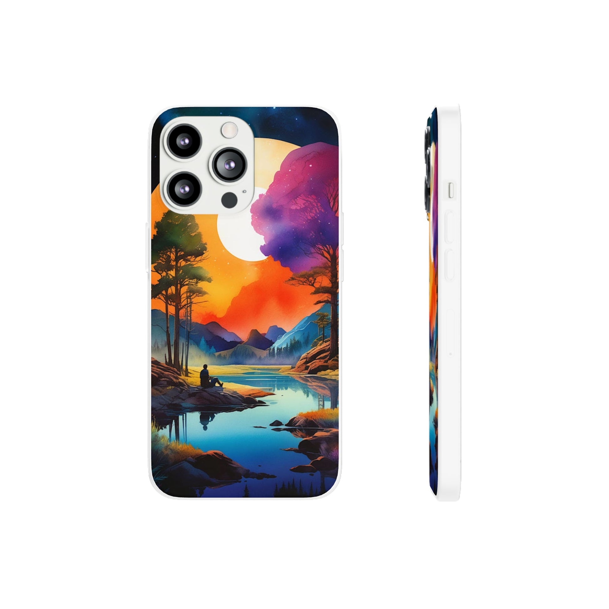 Watercolor Illustration Flexi Case - Colorwink