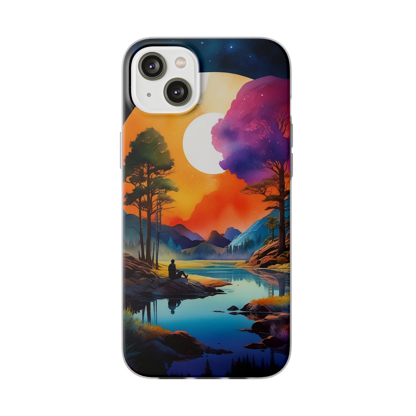 Watercolor Illustration Flexi Case - Colorwink