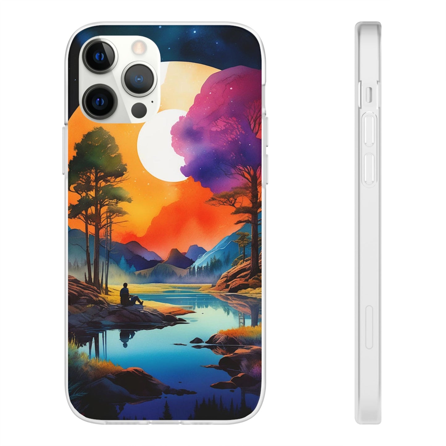 Watercolor Illustration Flexi Case - Colorwink