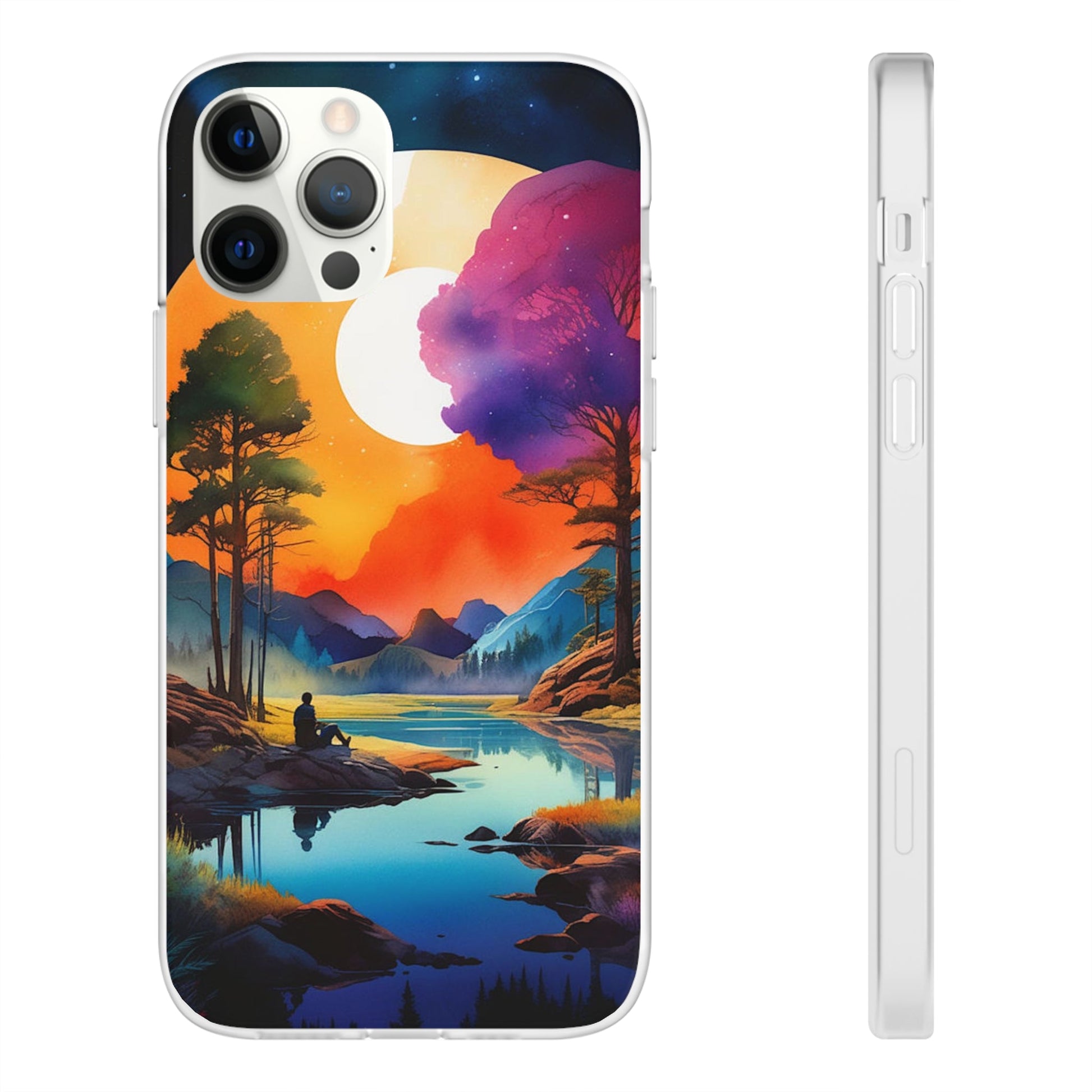 Watercolor Illustration Flexi Case - Colorwink