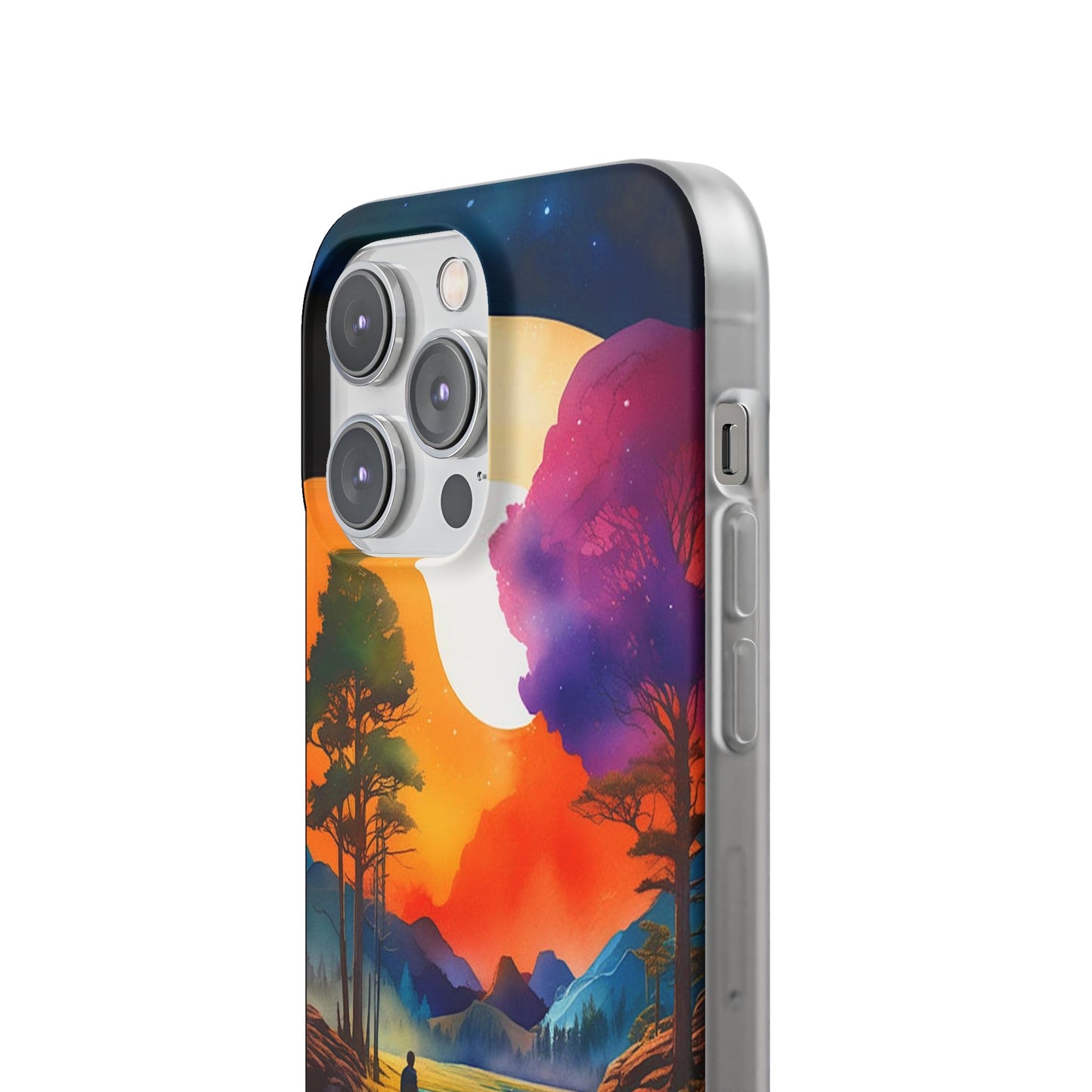 Watercolor Illustration Flexi Case - Colorwink