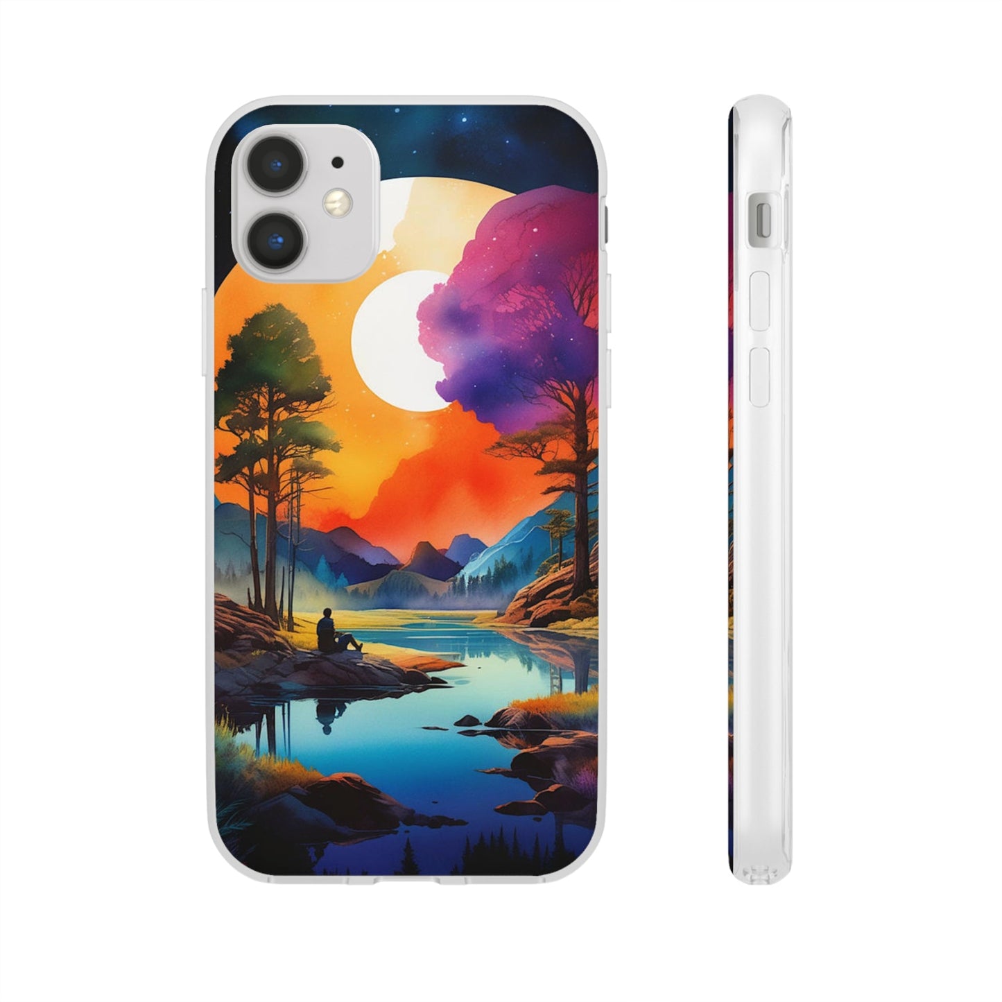 Watercolor Illustration Flexi Case - Colorwink