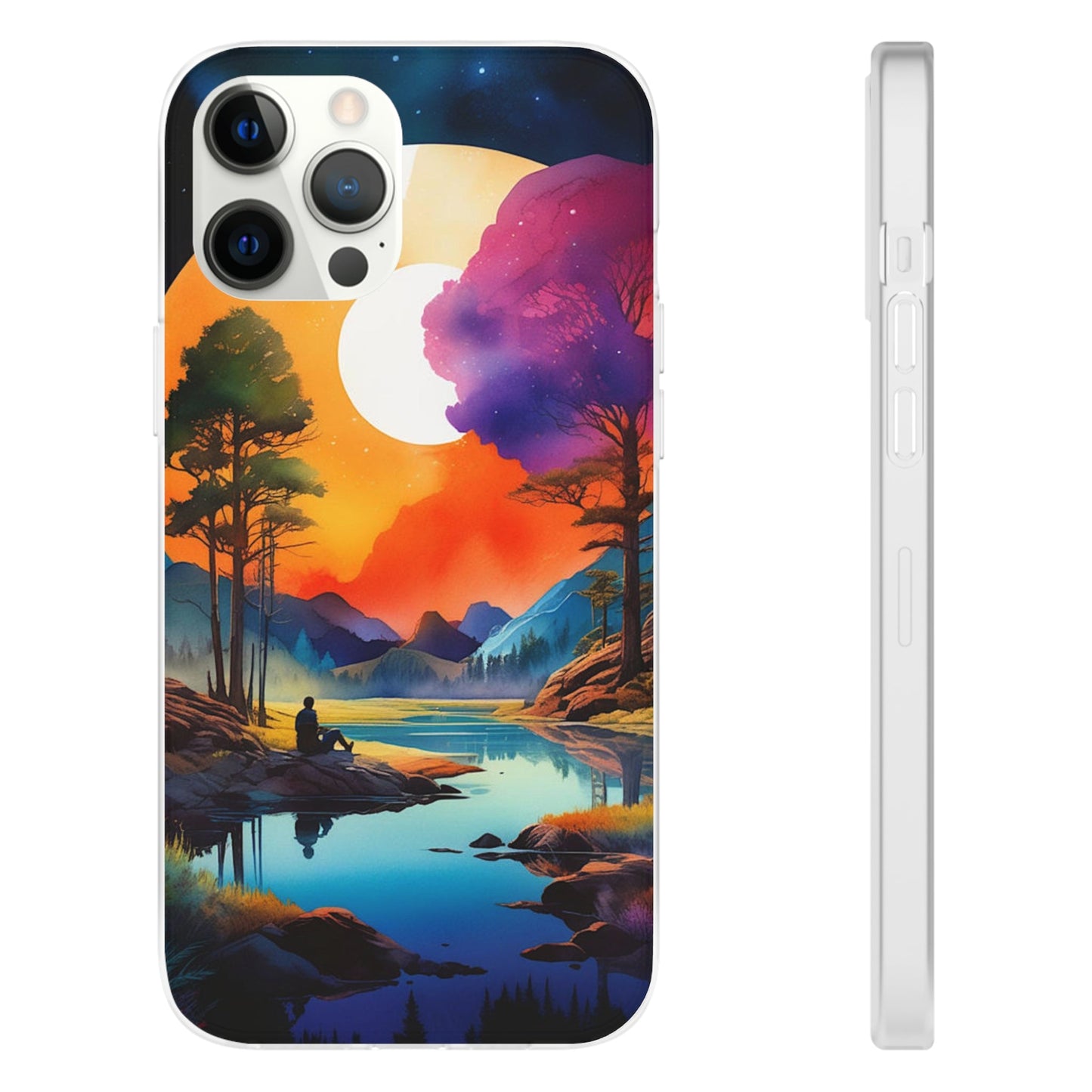 Watercolor Illustration Flexi Case - Colorwink