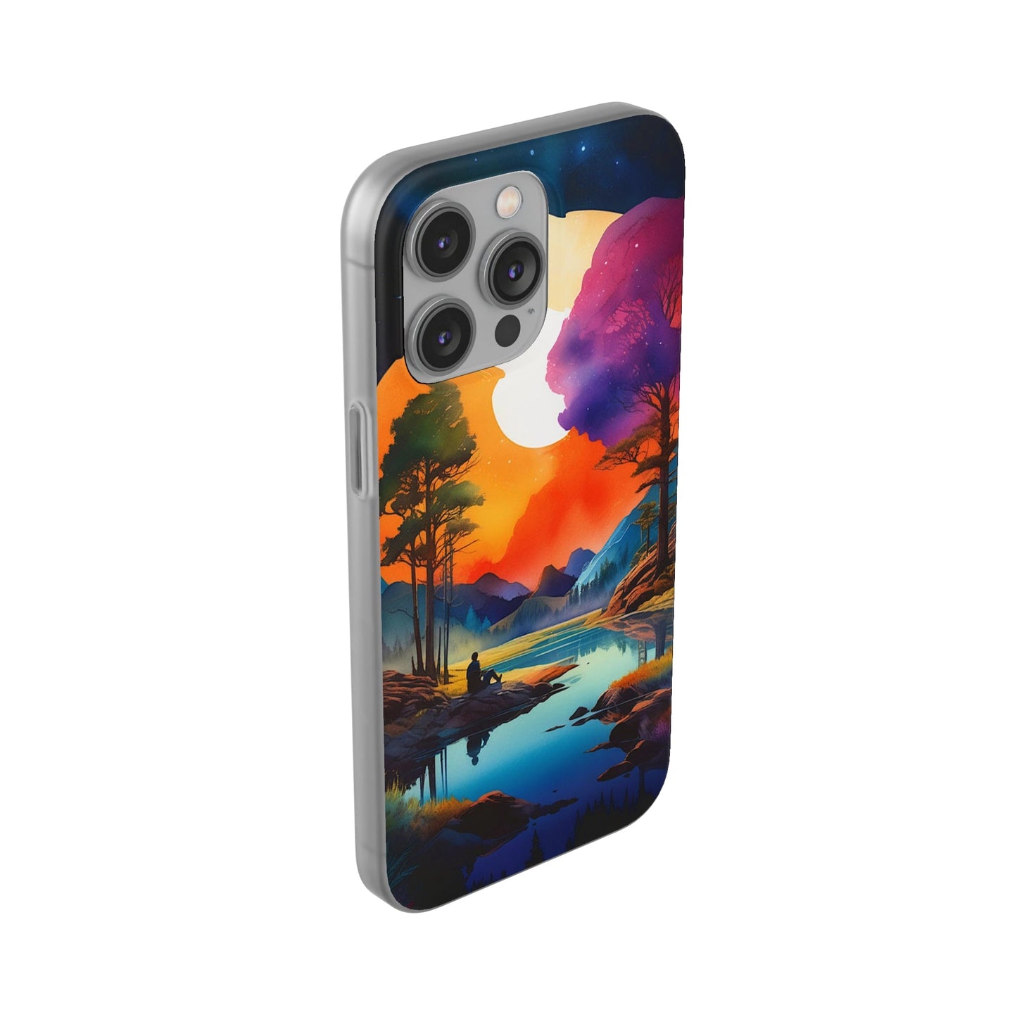 Watercolor Illustration Flexi Case - Colorwink