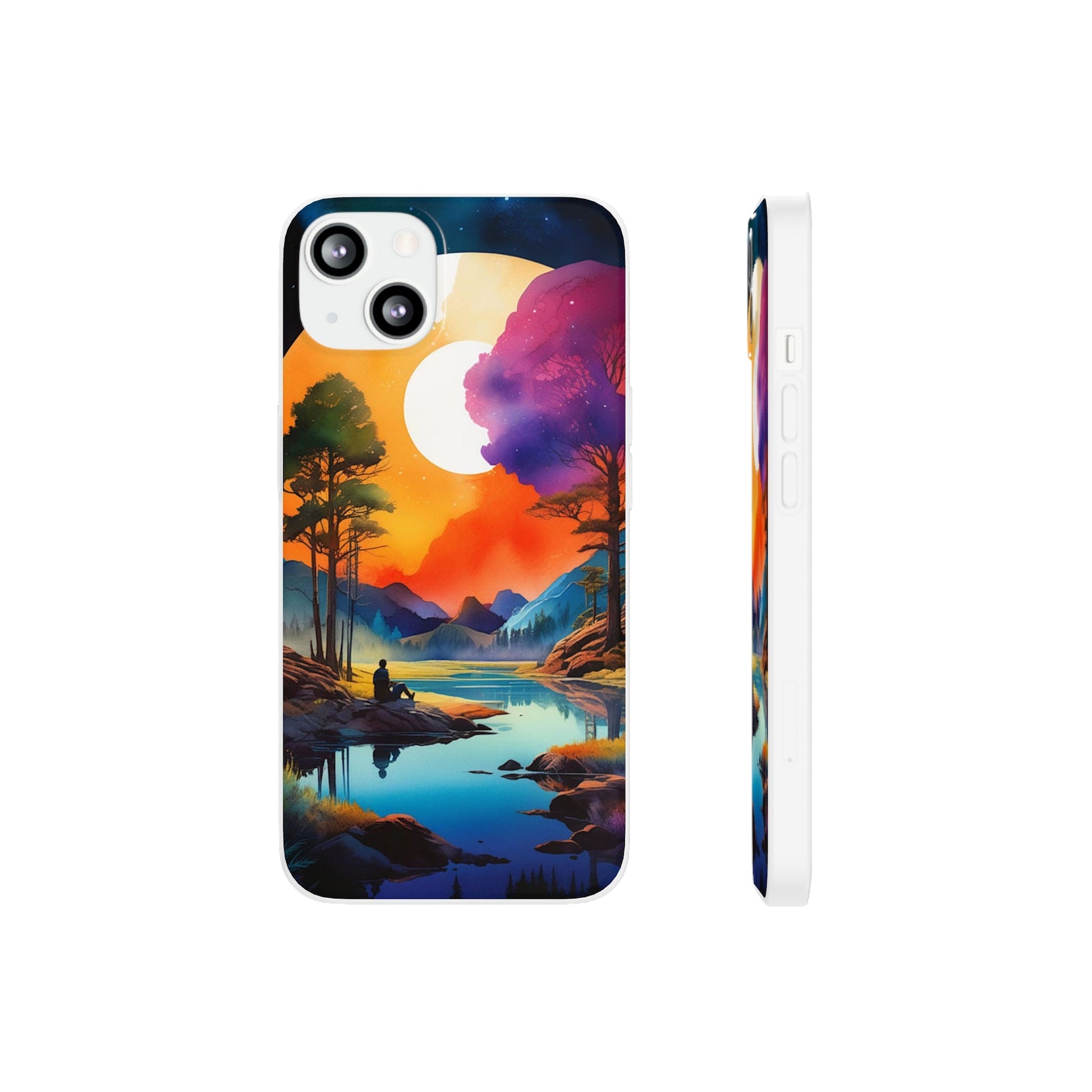 Watercolor Illustration Flexi Case - Colorwink