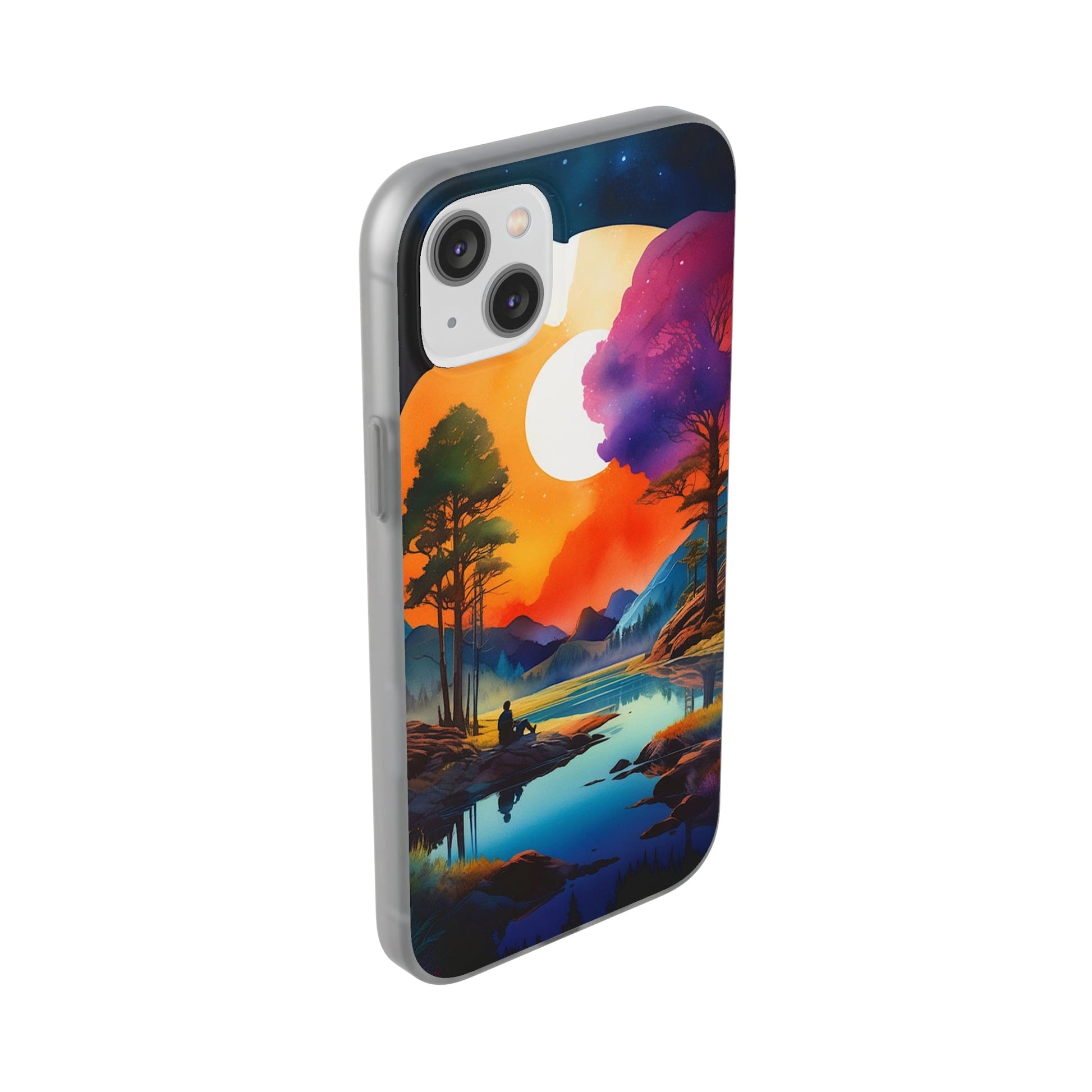 Watercolor Illustration Flexi Case - Colorwink