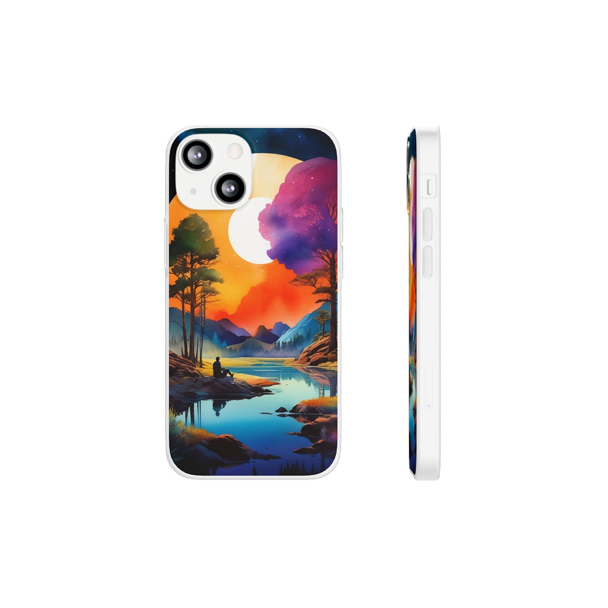 Watercolor Illustration Flexi Case - Colorwink