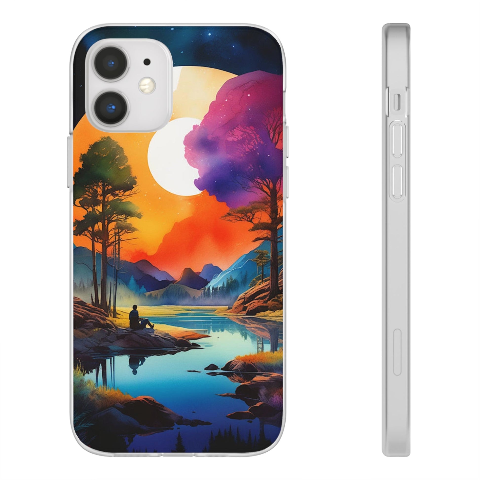 Watercolor Illustration Flexi Case - Colorwink