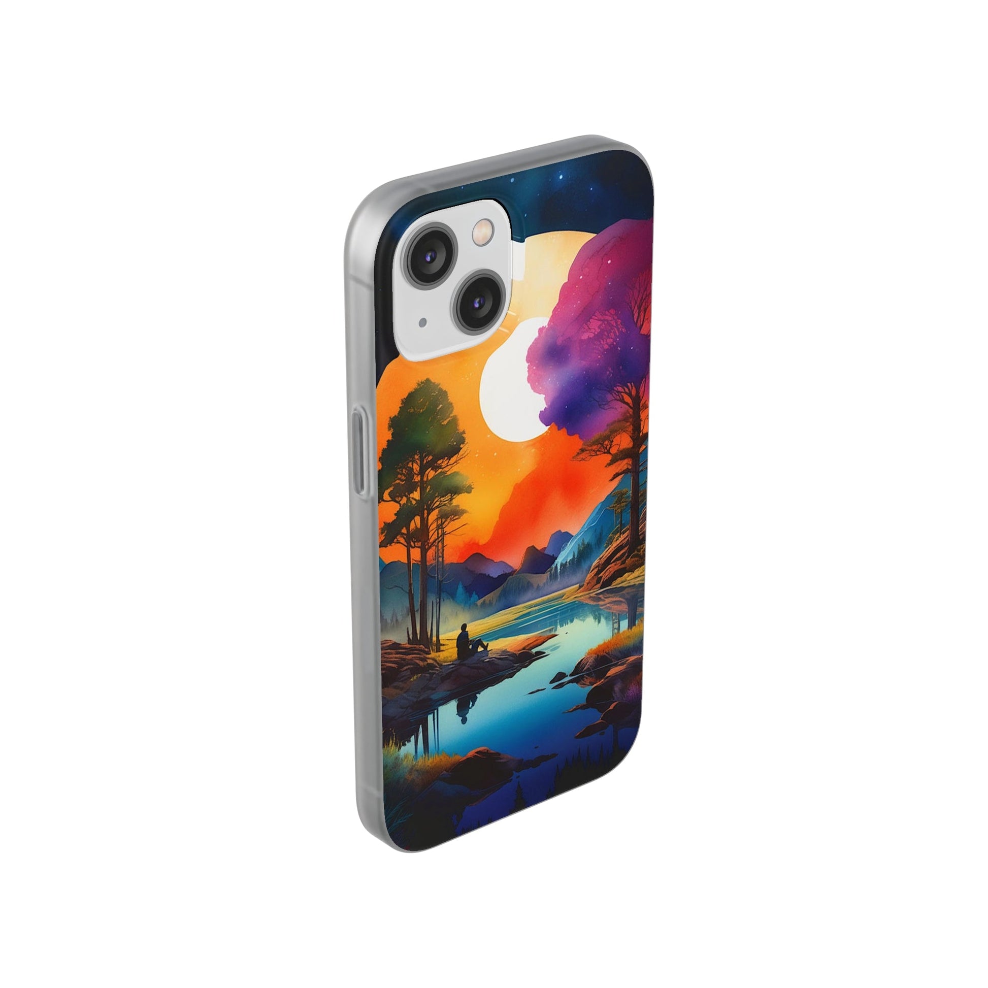 Watercolor Illustration Flexi Case - Colorwink