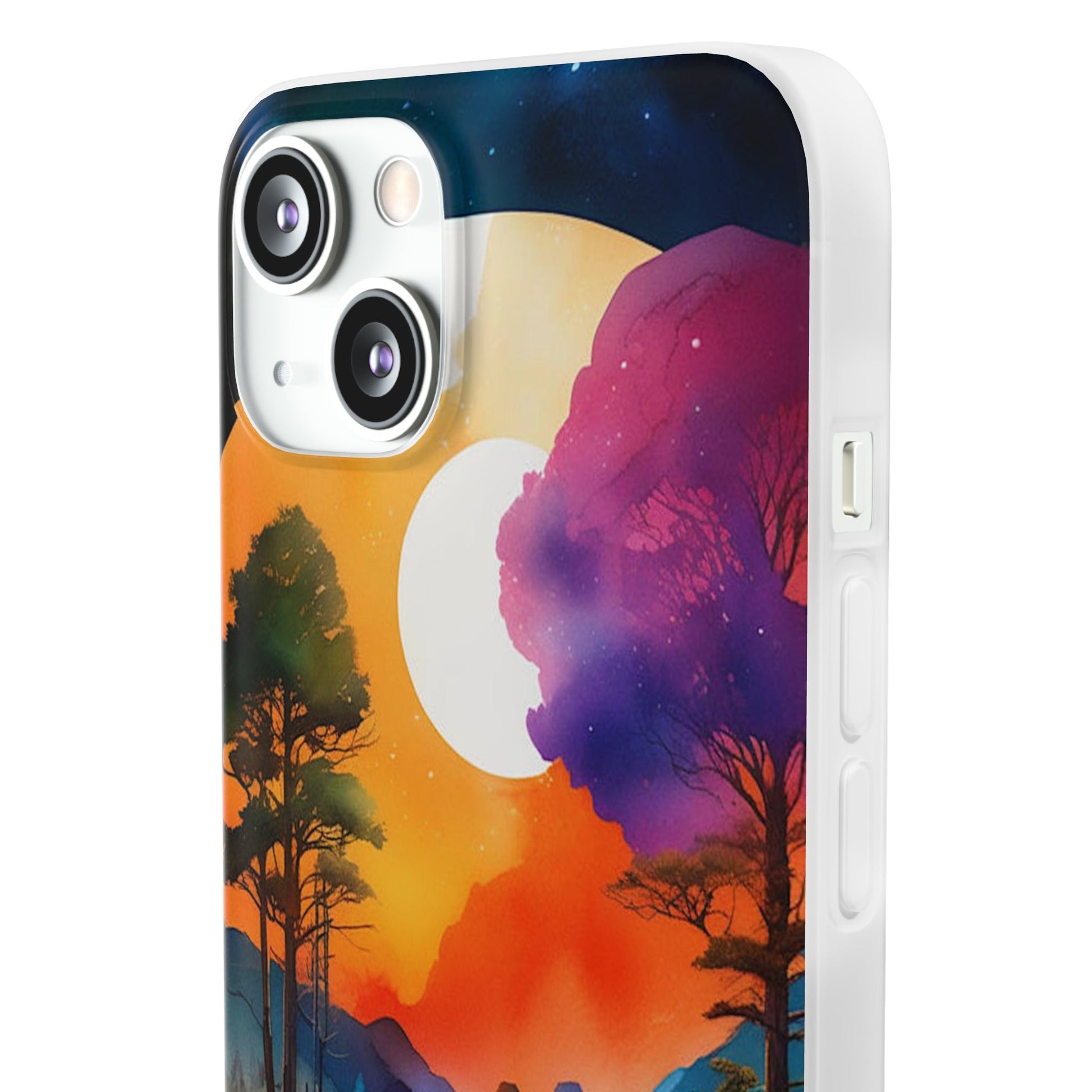 Watercolor Illustration Flexi Case - Colorwink