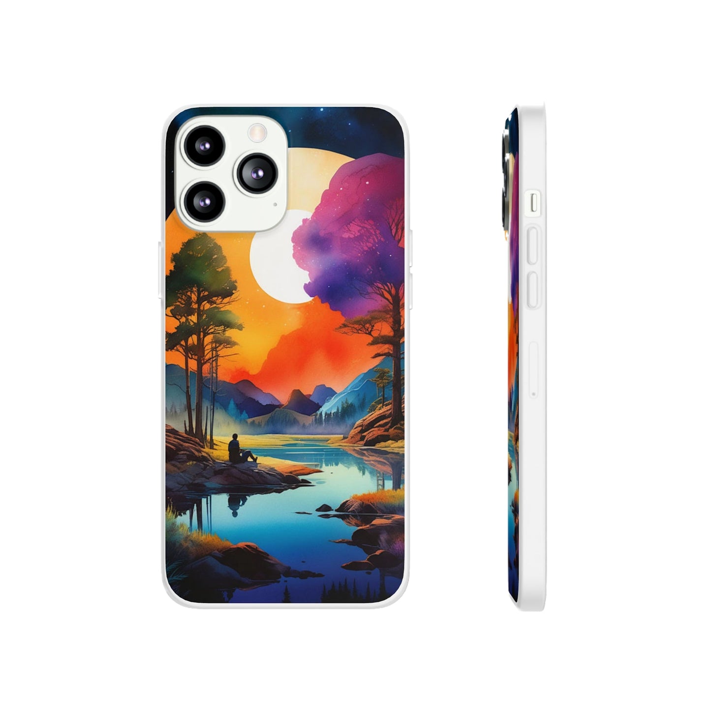 Watercolor Illustration Flexi Case - Colorwink