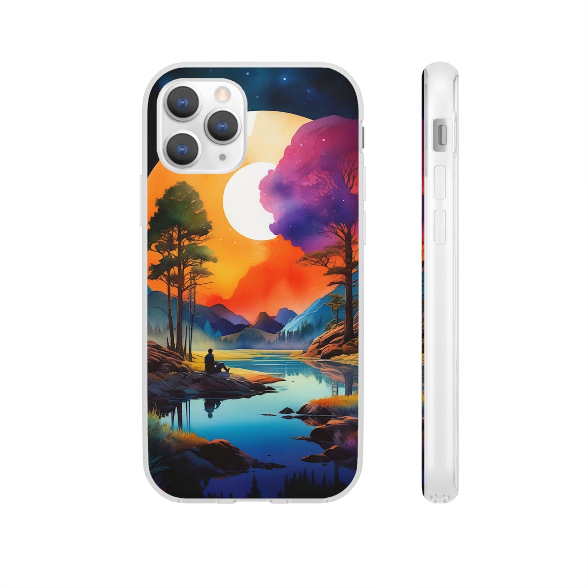 Watercolor Illustration Flexi Case - Colorwink