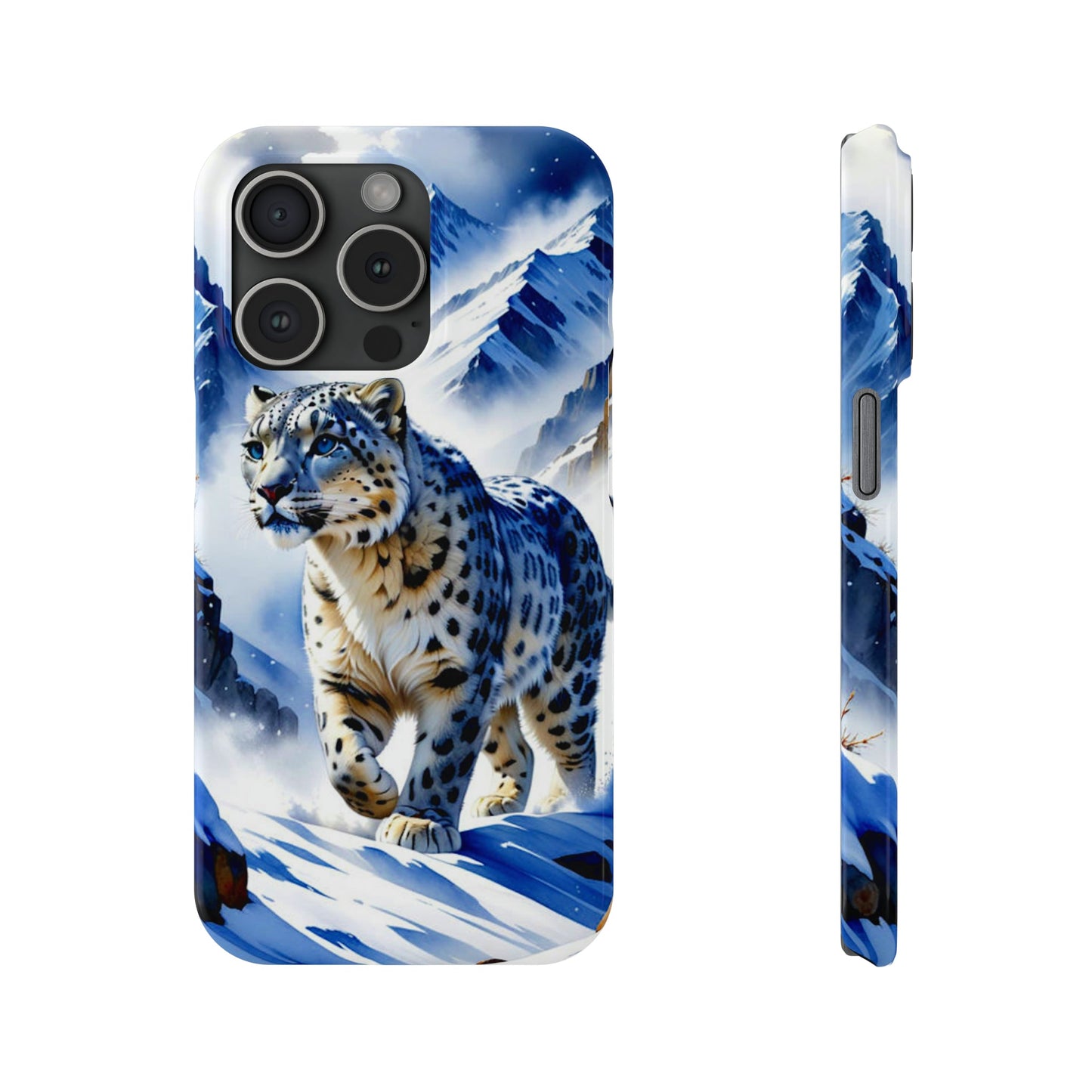 White Tiger Slim Phone Case - Colorwink