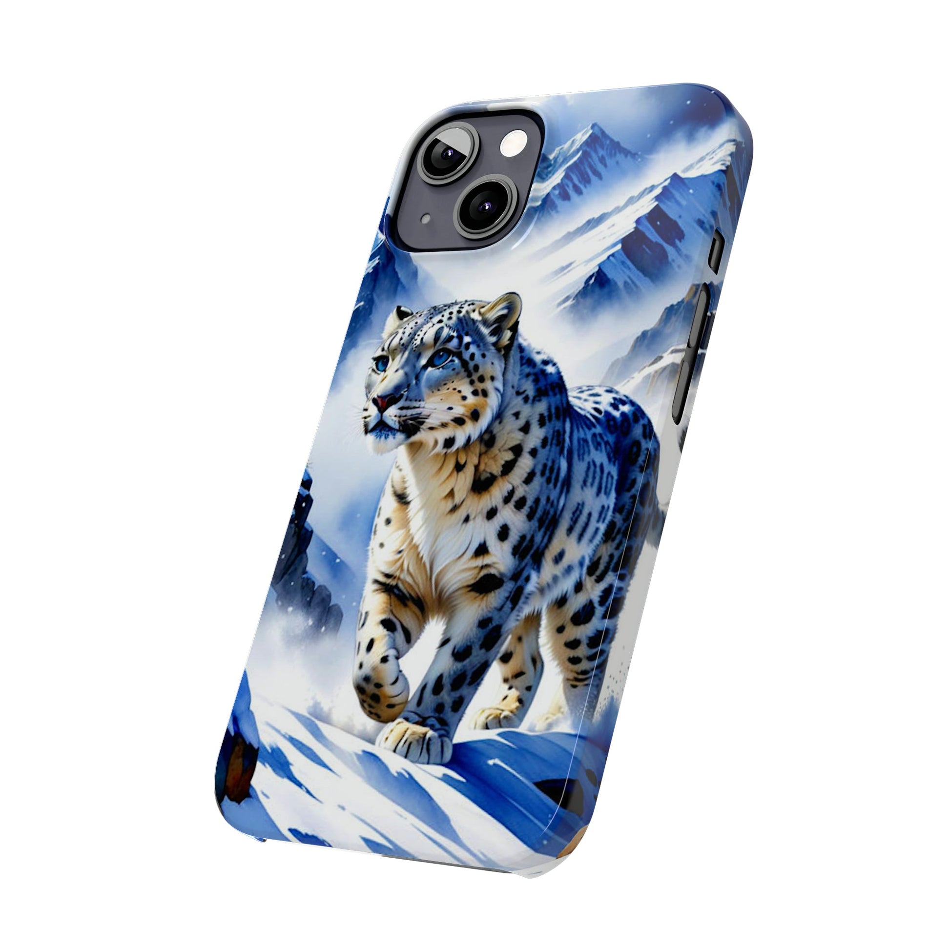 White Tiger Slim Phone Case - Colorwink