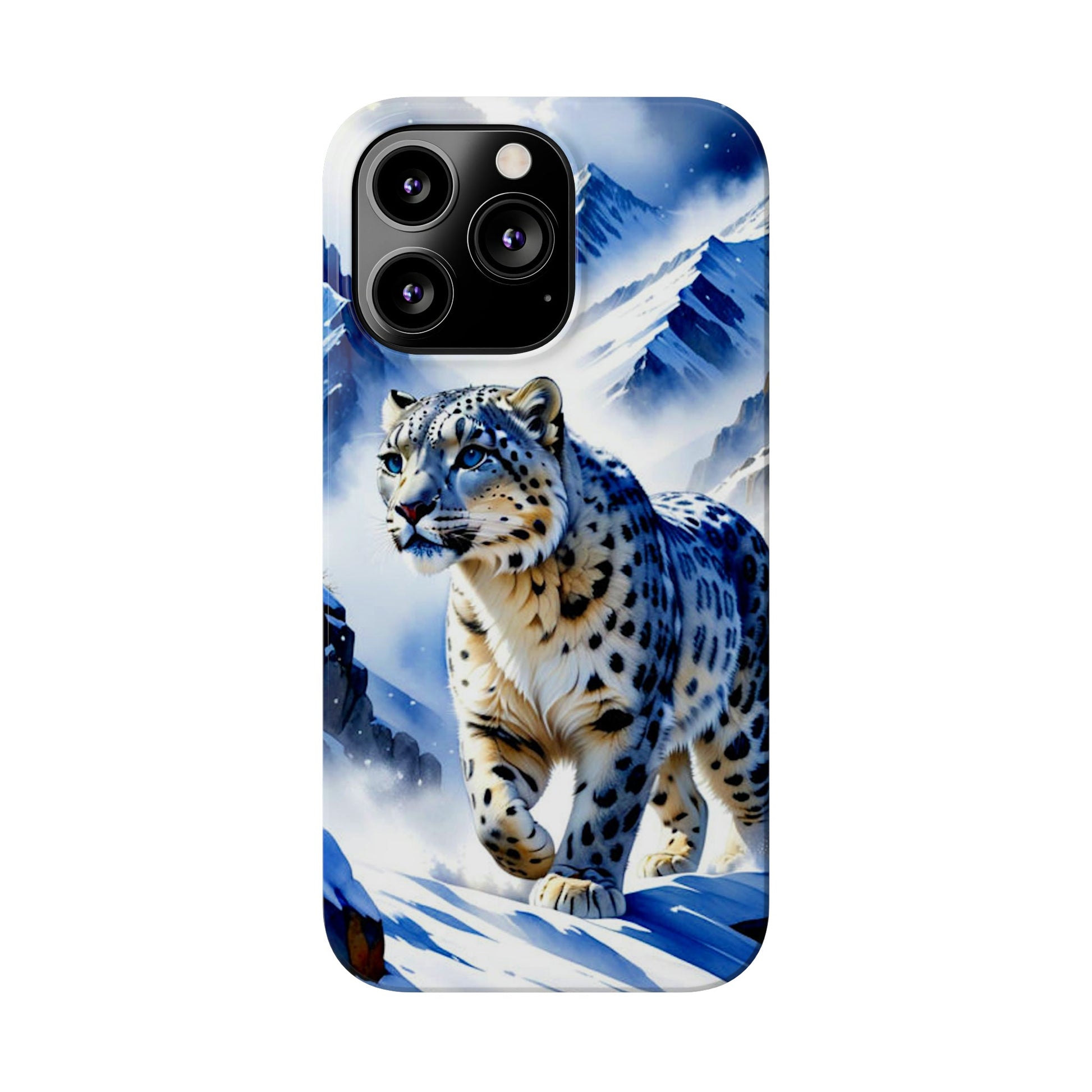 White Tiger Slim Phone Case - Colorwink