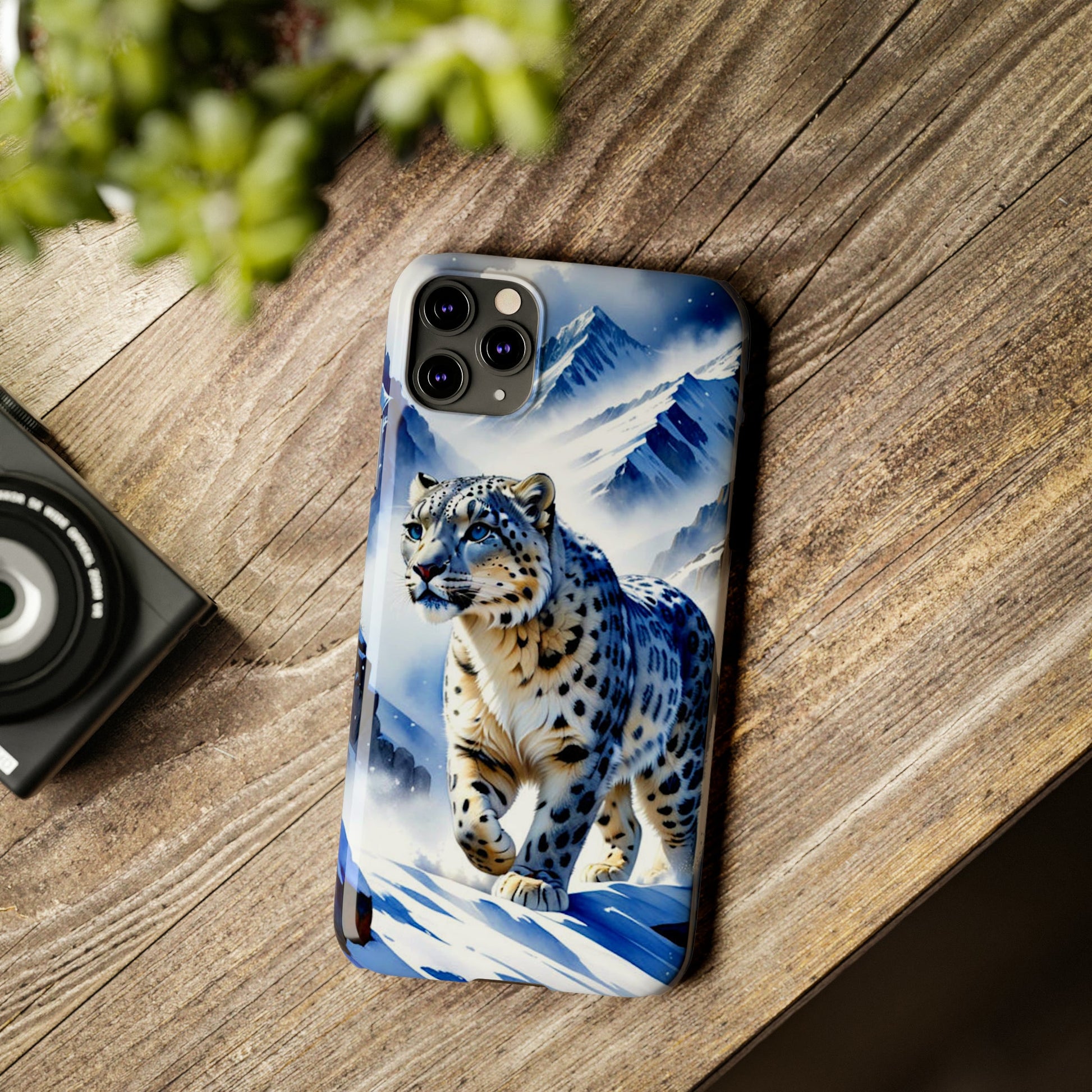 White Tiger Slim Phone Case - Colorwink