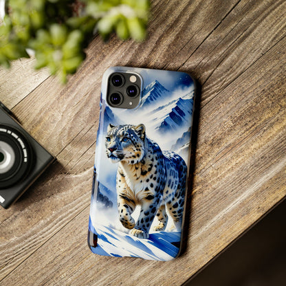 White Tiger Slim Phone Case - Colorwink