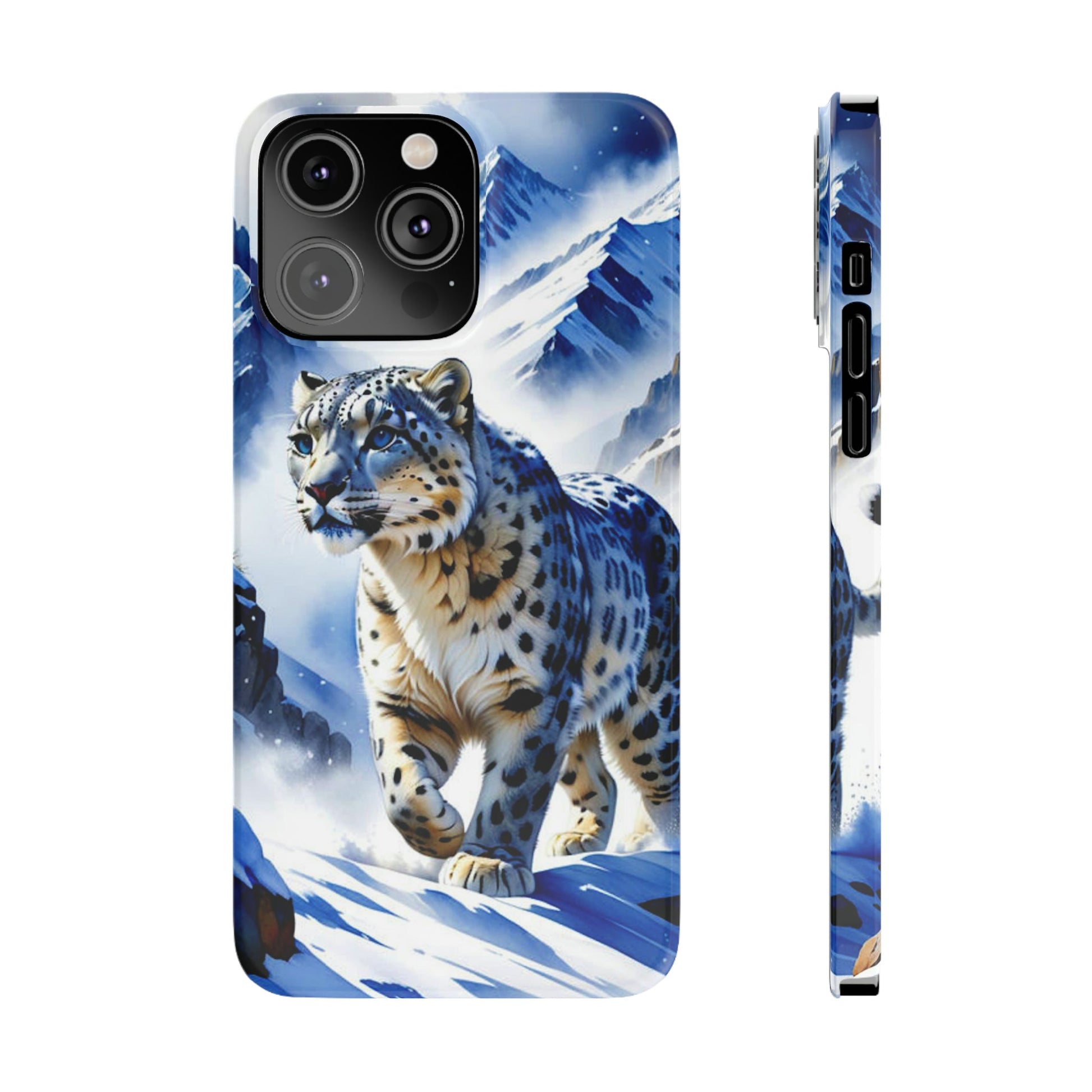 White Tiger Slim Phone Case - Colorwink