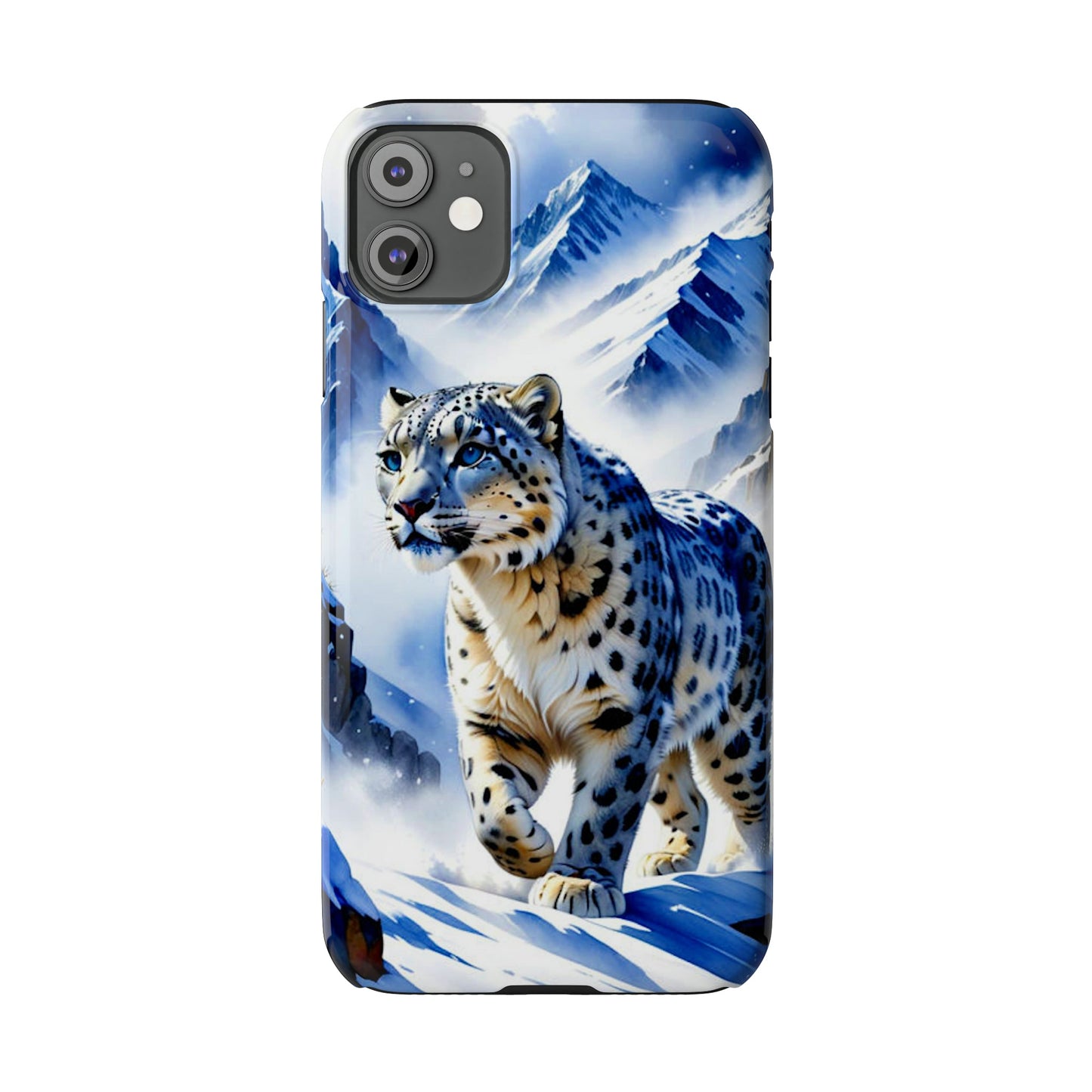 White Tiger Slim Phone Case - Colorwink