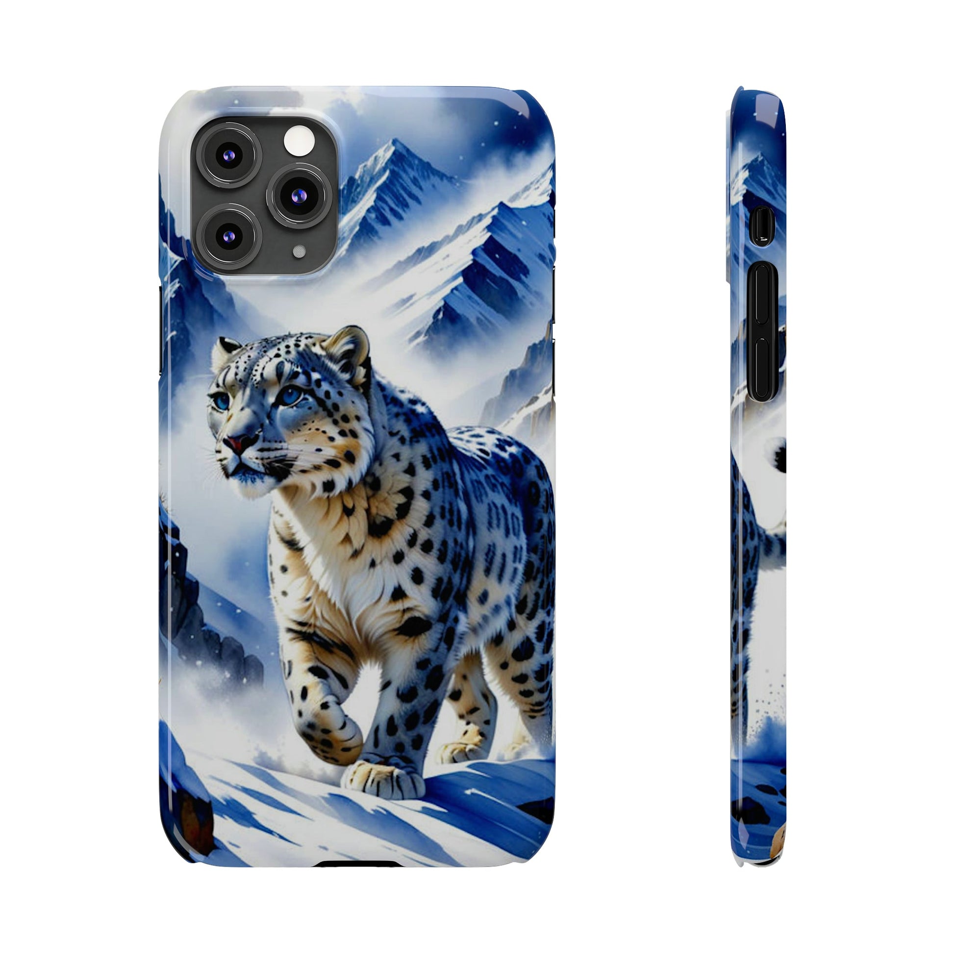 White Tiger Slim Phone Case - Colorwink