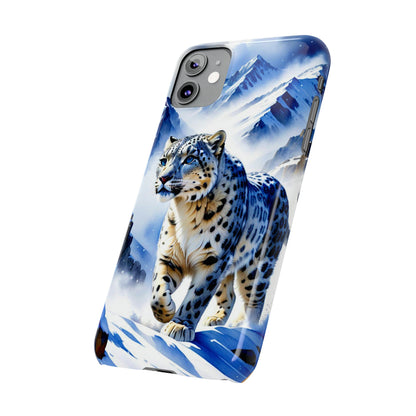 White Tiger Slim Phone Case - Colorwink