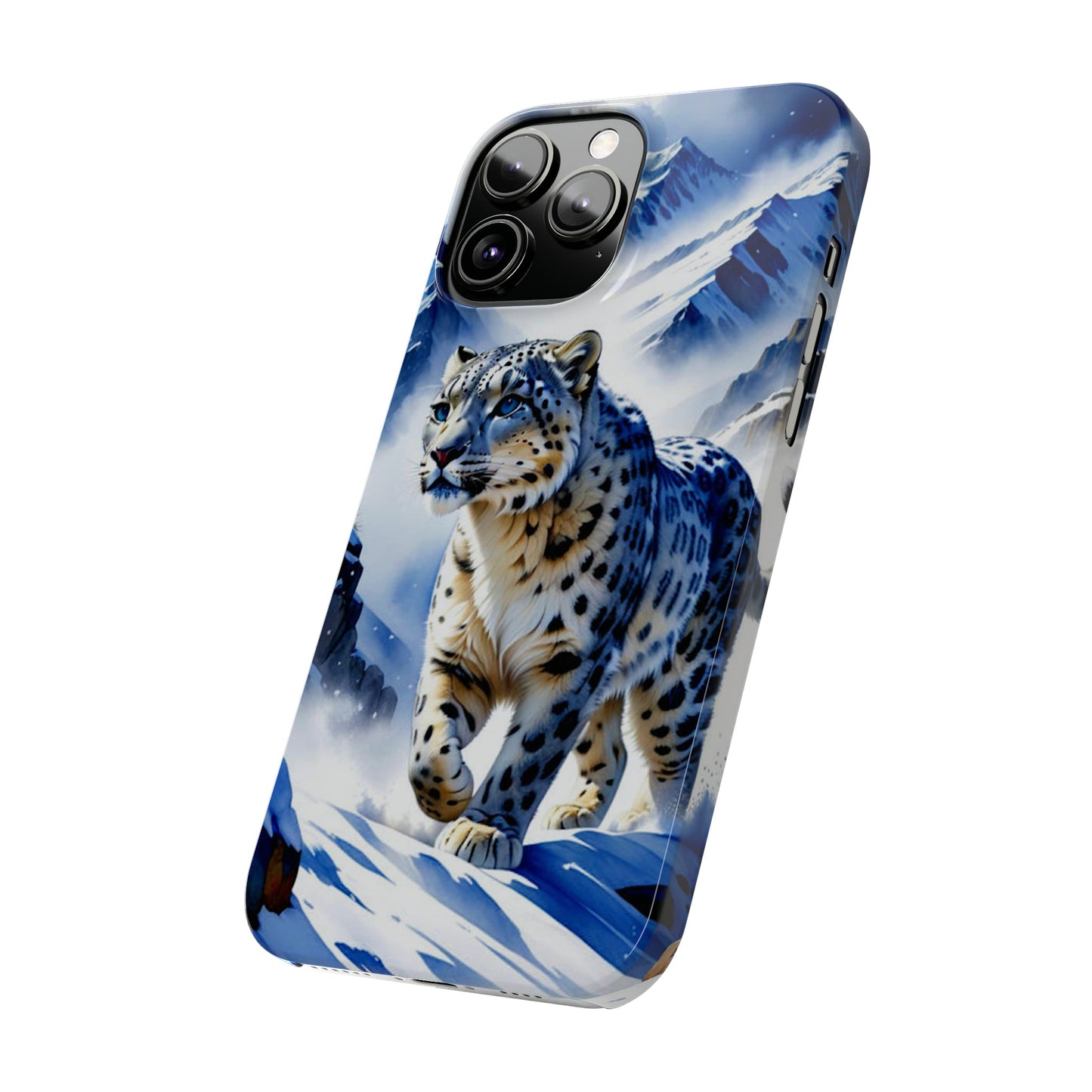 White Tiger Slim Phone Case - Colorwink