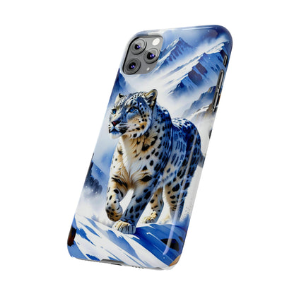 White Tiger Slim Phone Case - Colorwink