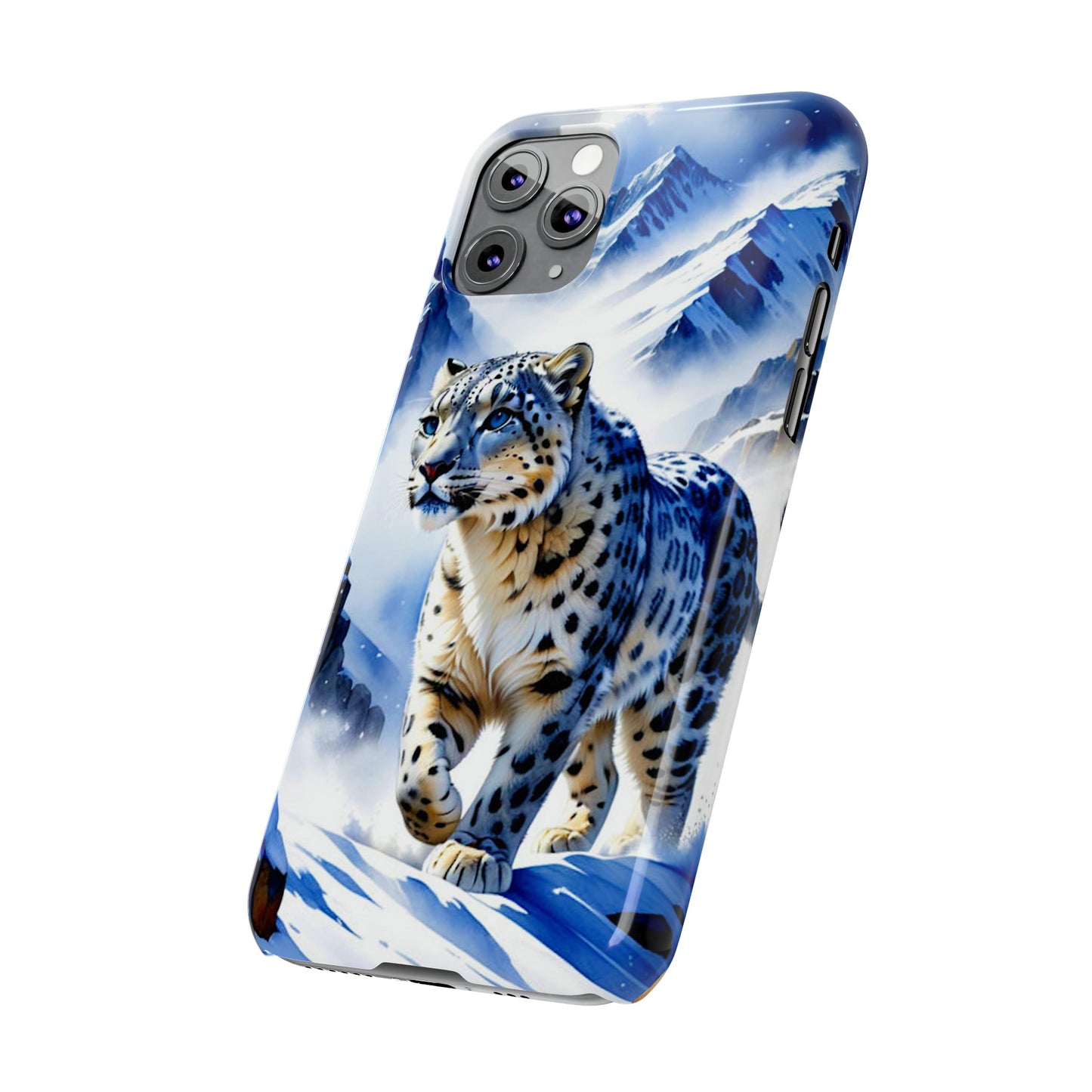 White Tiger Slim Phone Case - Colorwink