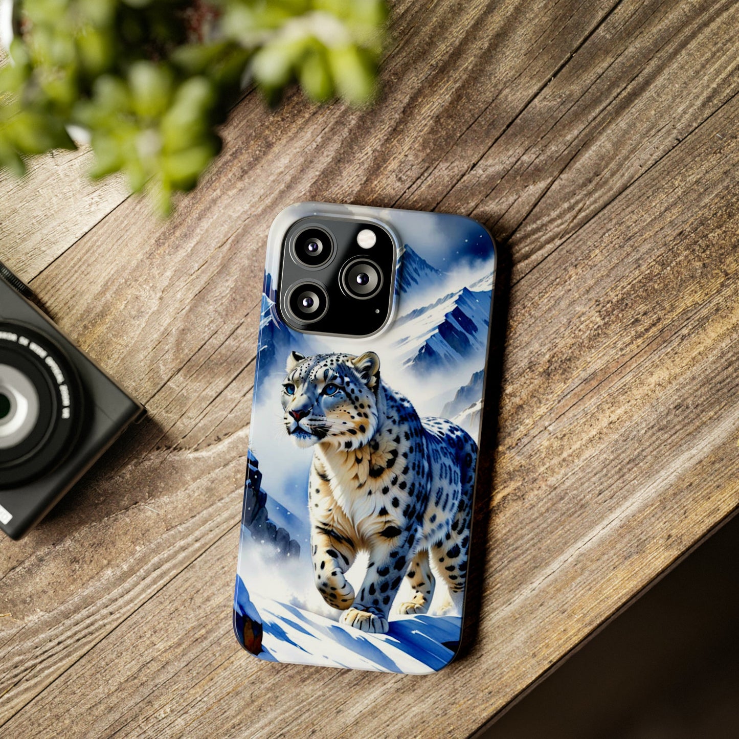 White Tiger Slim Phone Case - Colorwink