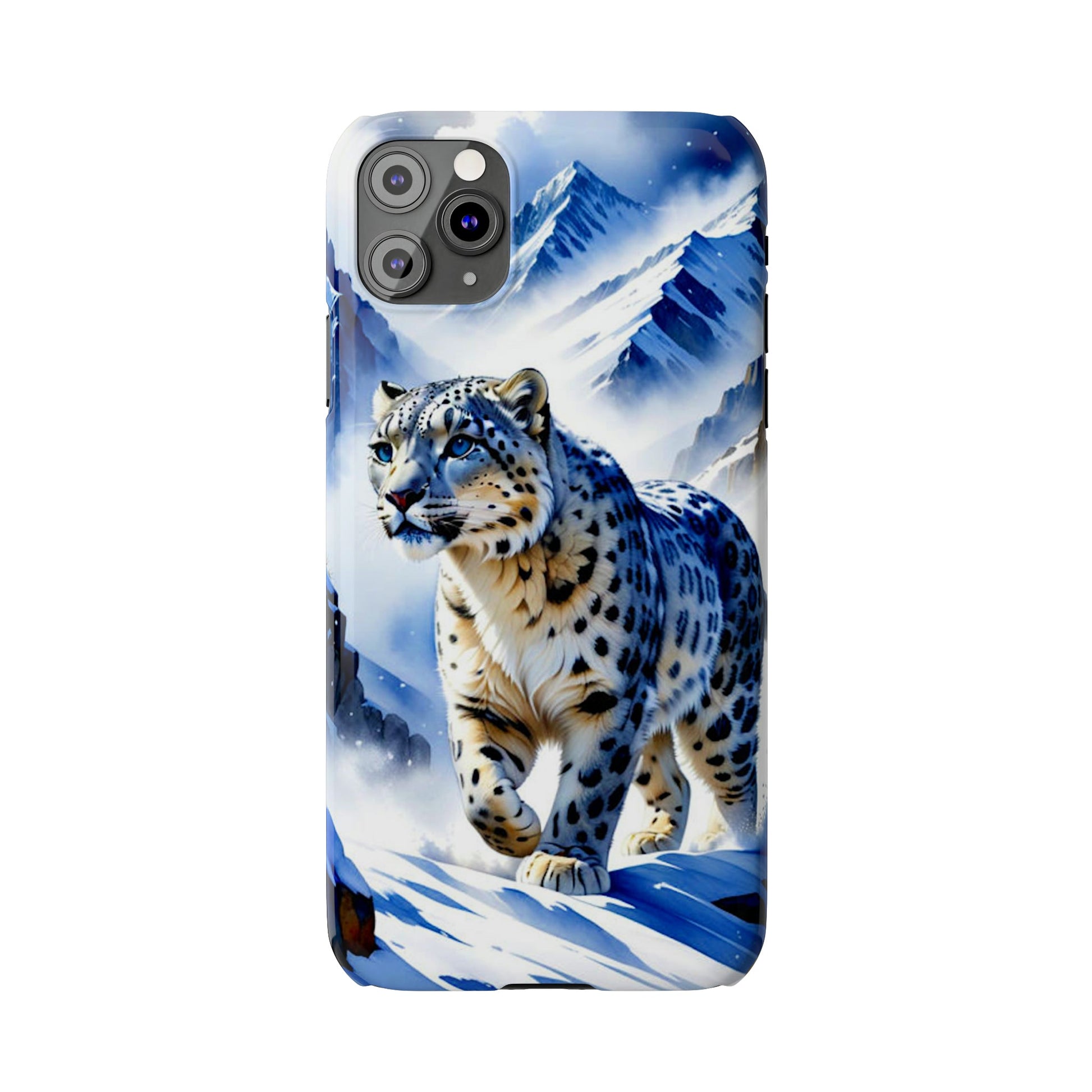 White Tiger Slim Phone Case - Colorwink