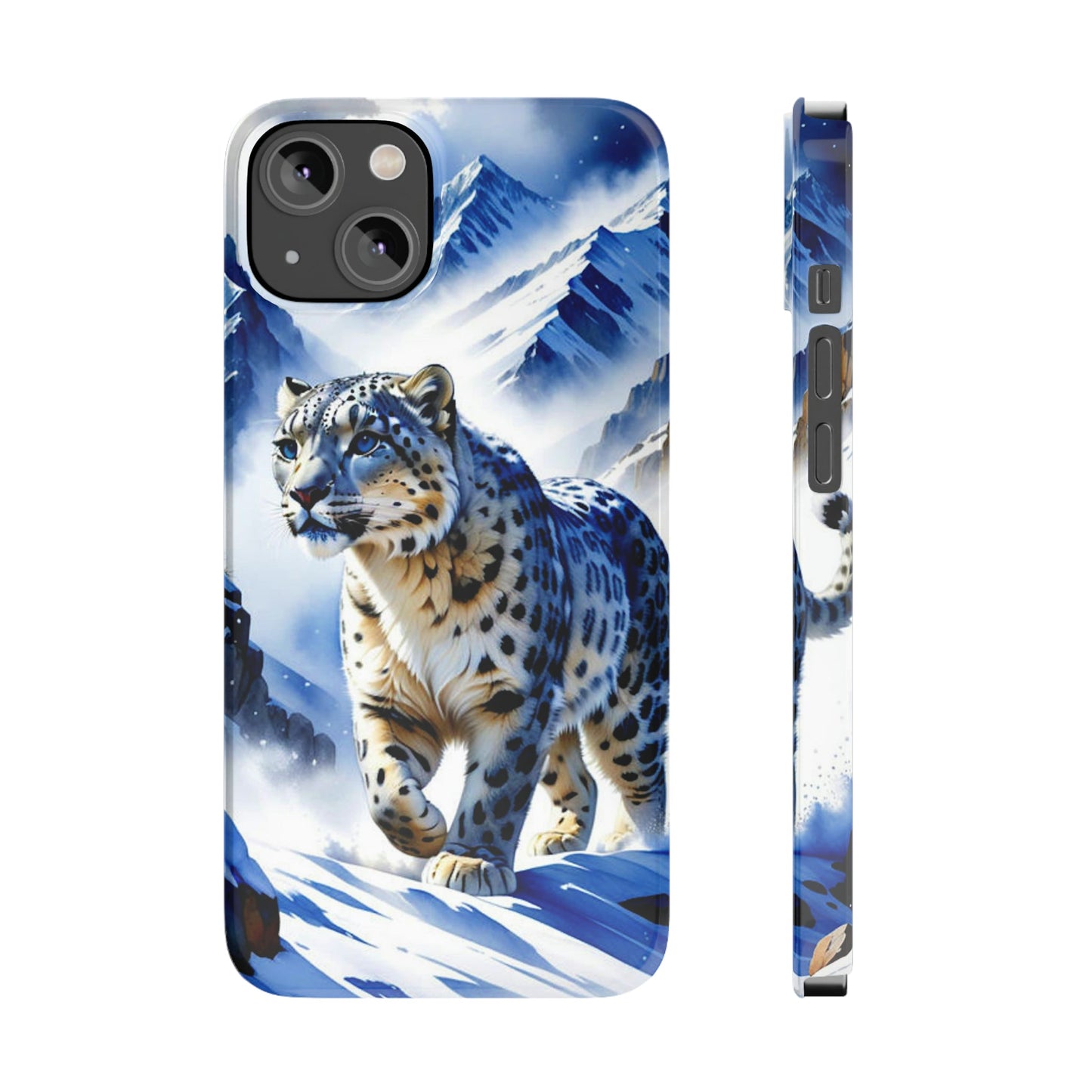 White Tiger Slim Phone Case - Colorwink