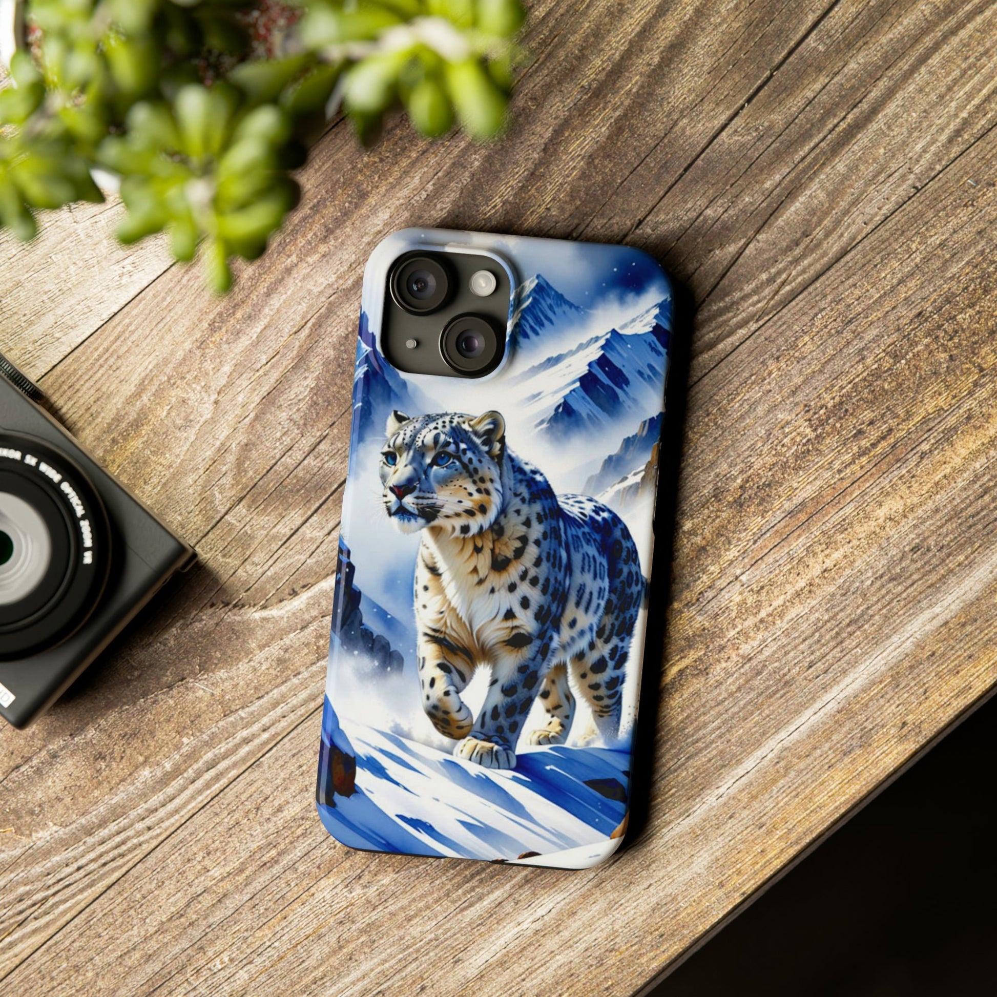 White Tiger Slim Phone Case - Colorwink