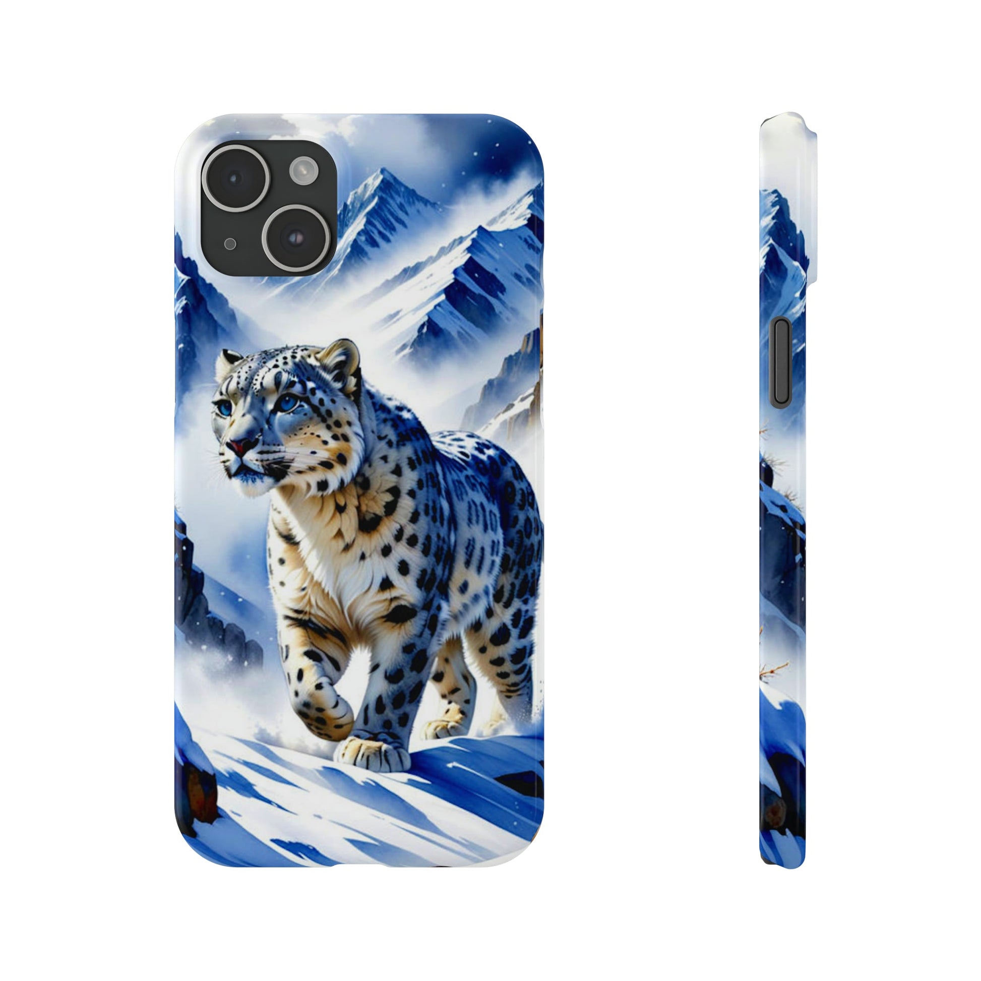 White Tiger Slim Phone Case - Colorwink